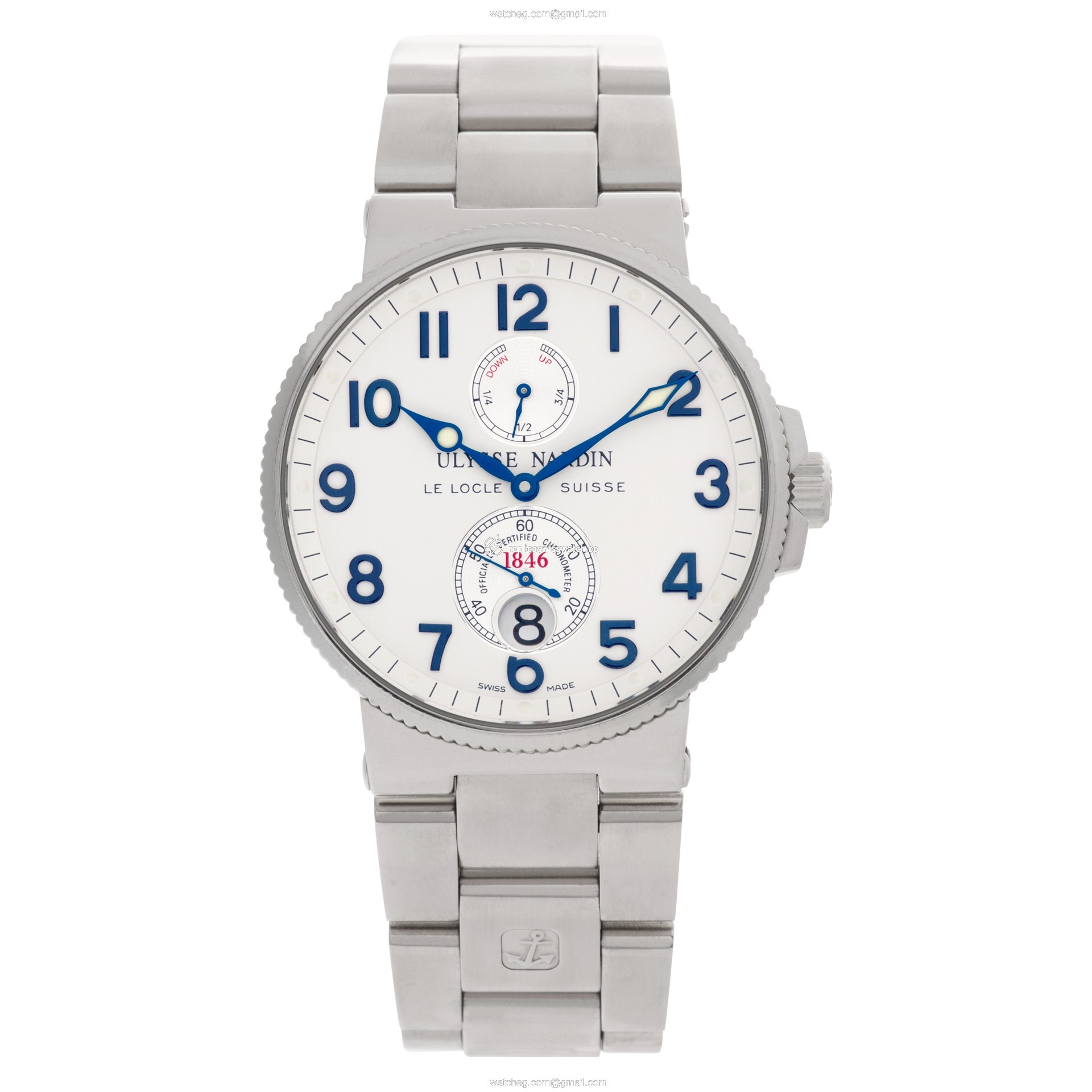 Ulysse Nardin 26366 Maxi Marine Automatic Male Stainless Steel Watches Ulysse Nardin 26366 Maxi Marine Automatic Male Stainless Steel Watches