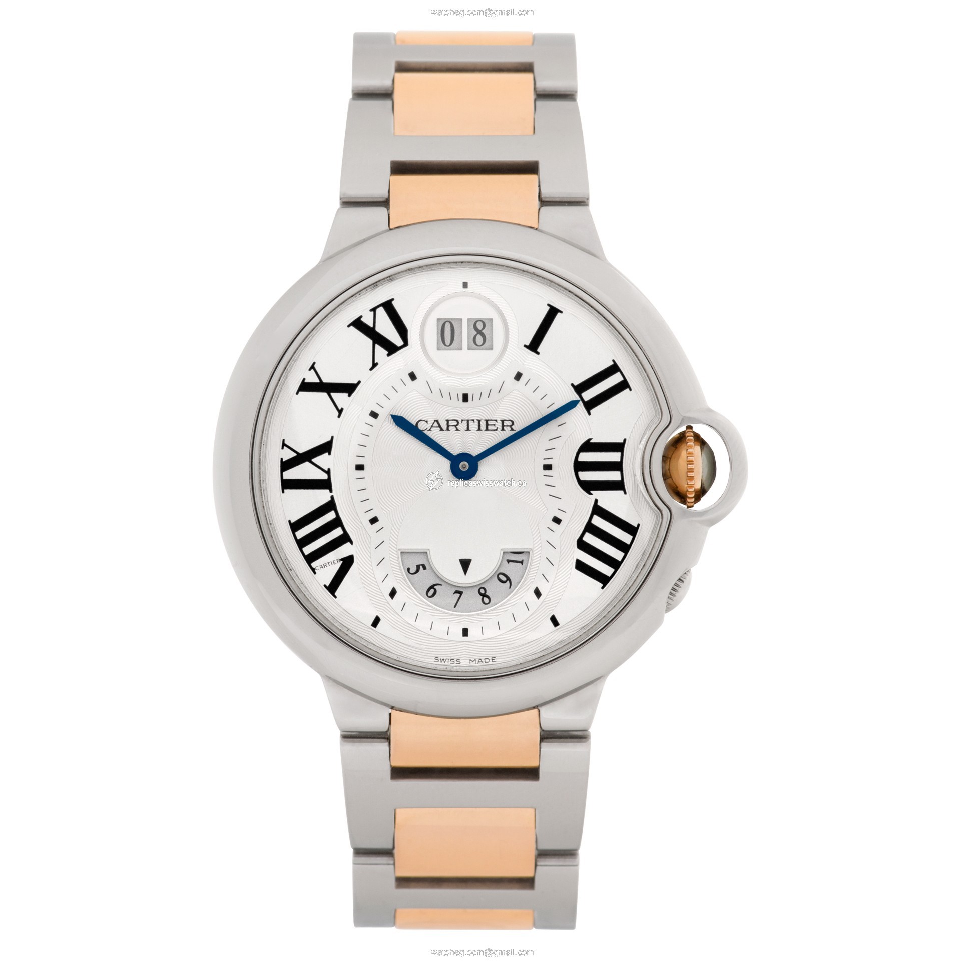 Cartier W6920027 Ballon Bleu Quartz Unisex 18k rose gold & stainless steel Watches Cartier W6920027 Ballon Bleu Quartz Unisex 18k rose gold & stainless steel Watches