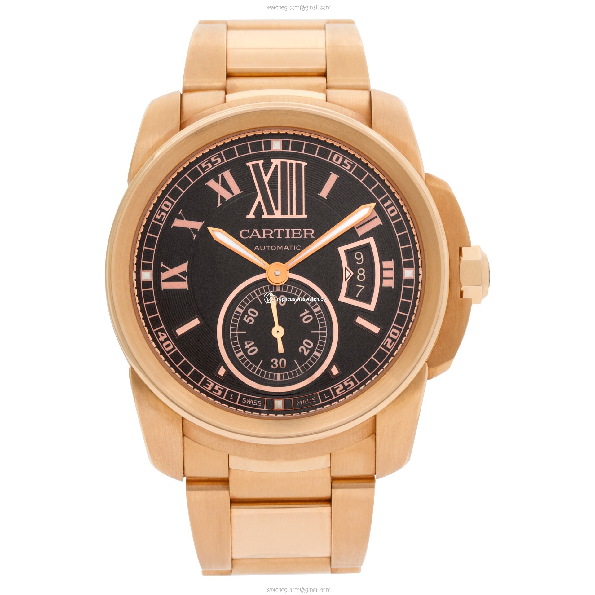 Cartier W7100040 Calibre Automatic Male 18k rose gold Watches Cartier W7100040 Calibre Automatic Male 18k rose gold Watches