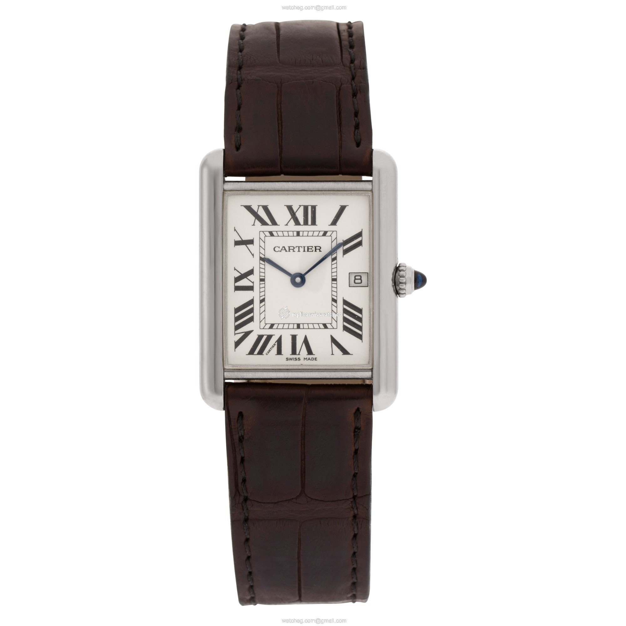 Cartier W1540956 Tank Louis Quartz Unisex 18k White Gold Watches Cartier W1540956 Tank Louis Quartz Unisex 18k White Gold Watches