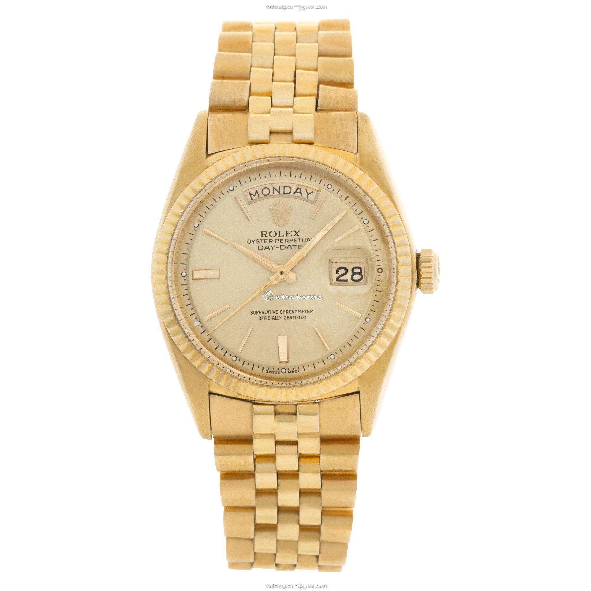 Rolex 1803 Day-Date Automatic Unisex 18k yellow gold Watches Rolex 1803 Day-Date Automatic Unisex 18k yellow gold Watches