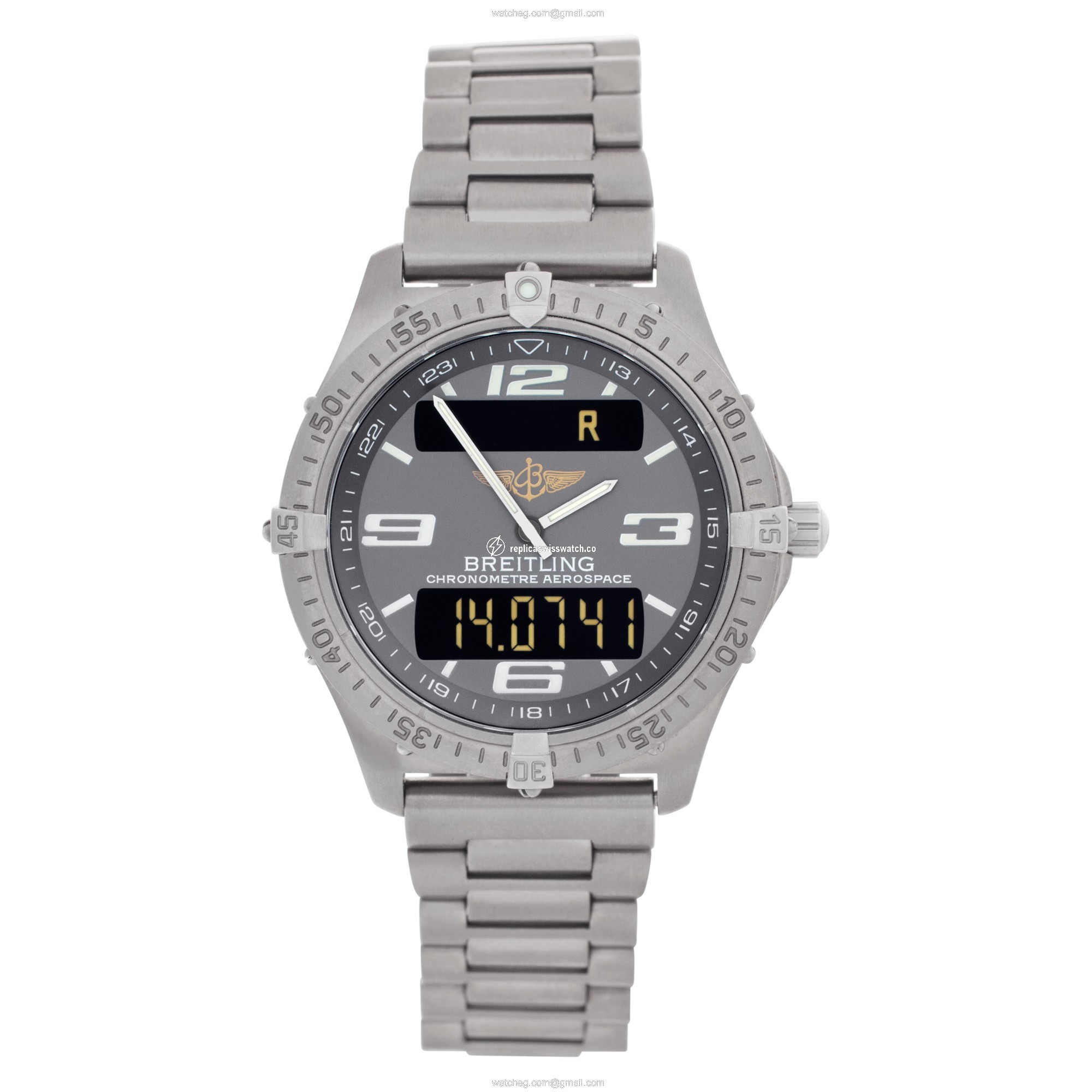 Breitling E7536Z Aerospace Quartz Male Titanium Watches Breitling E7536Z Aerospace Quartz Male Titanium Watches