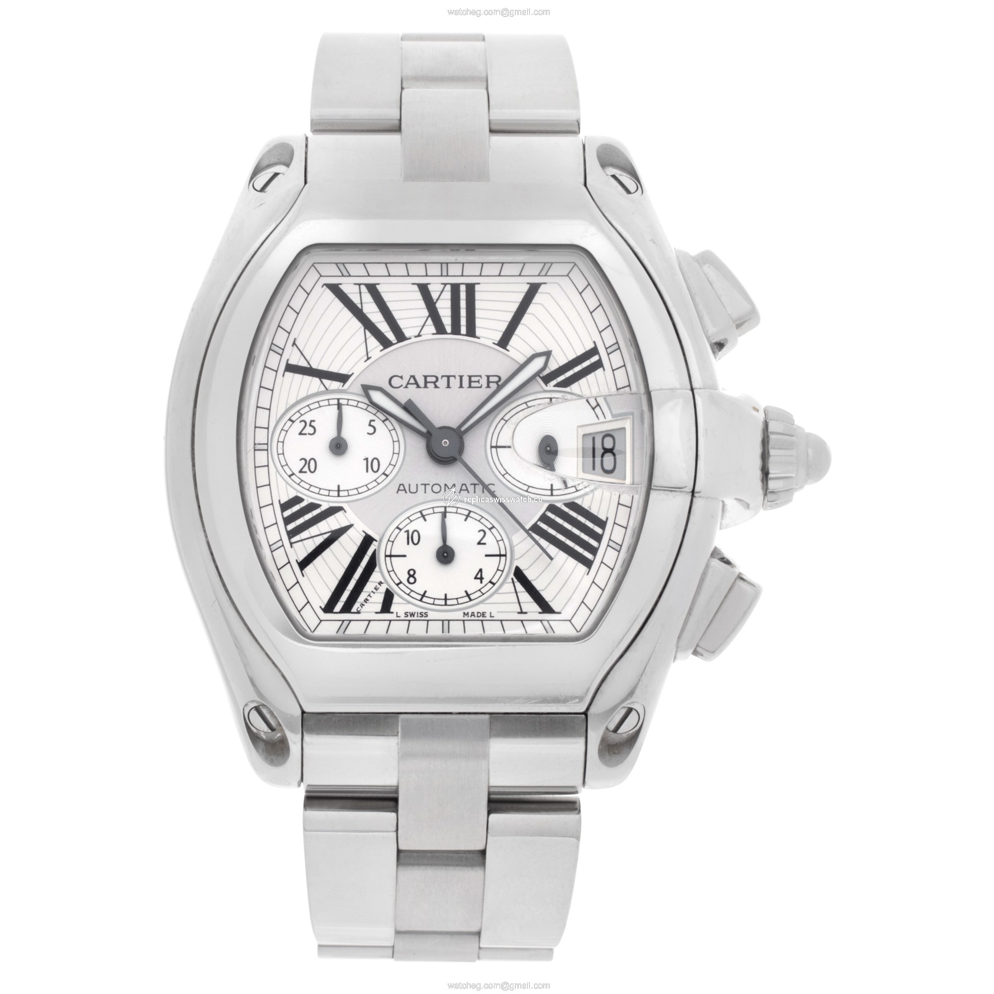 Cartier W62019X6 Roadster Automatic Male Stainless Steel Watches Cartier W62019X6 Roadster Automatic Male Stainless Steel Watches