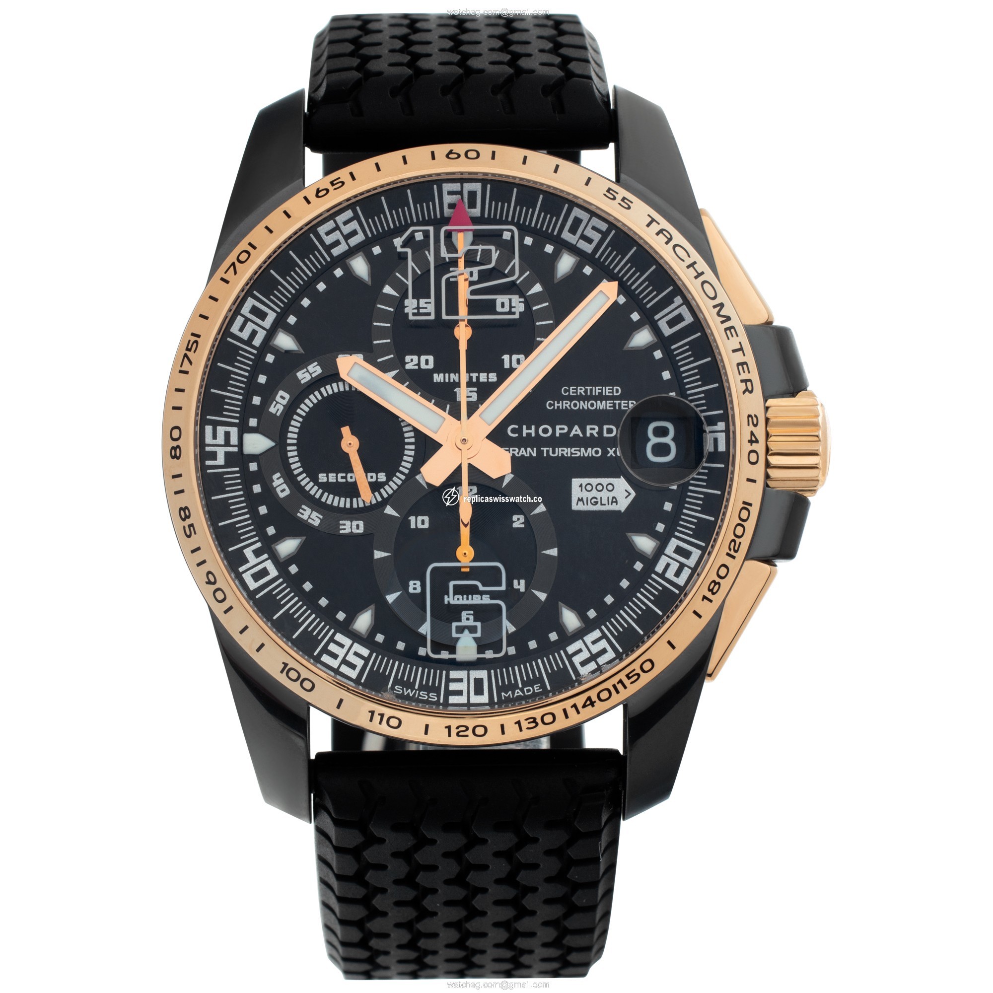Chopard 16/8459 Mille Miglia Automatic Male PVD Watches Chopard 16/8459 Mille Miglia Automatic Male PVD Watches