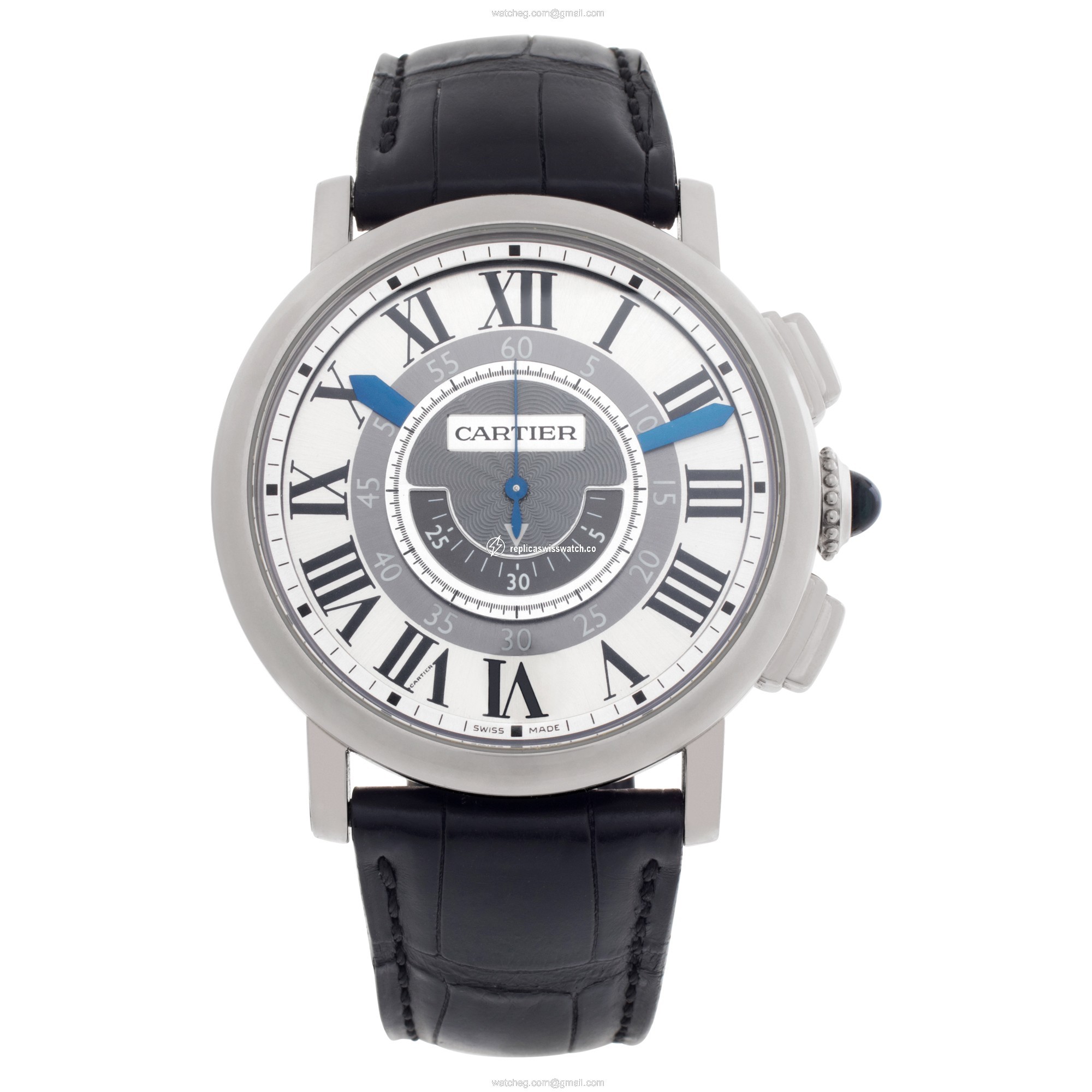 Cartier W1556051 Rotonde Manual Male 18k White Gold Watches Cartier W1556051 Rotonde Manual Male 18k White Gold Watches