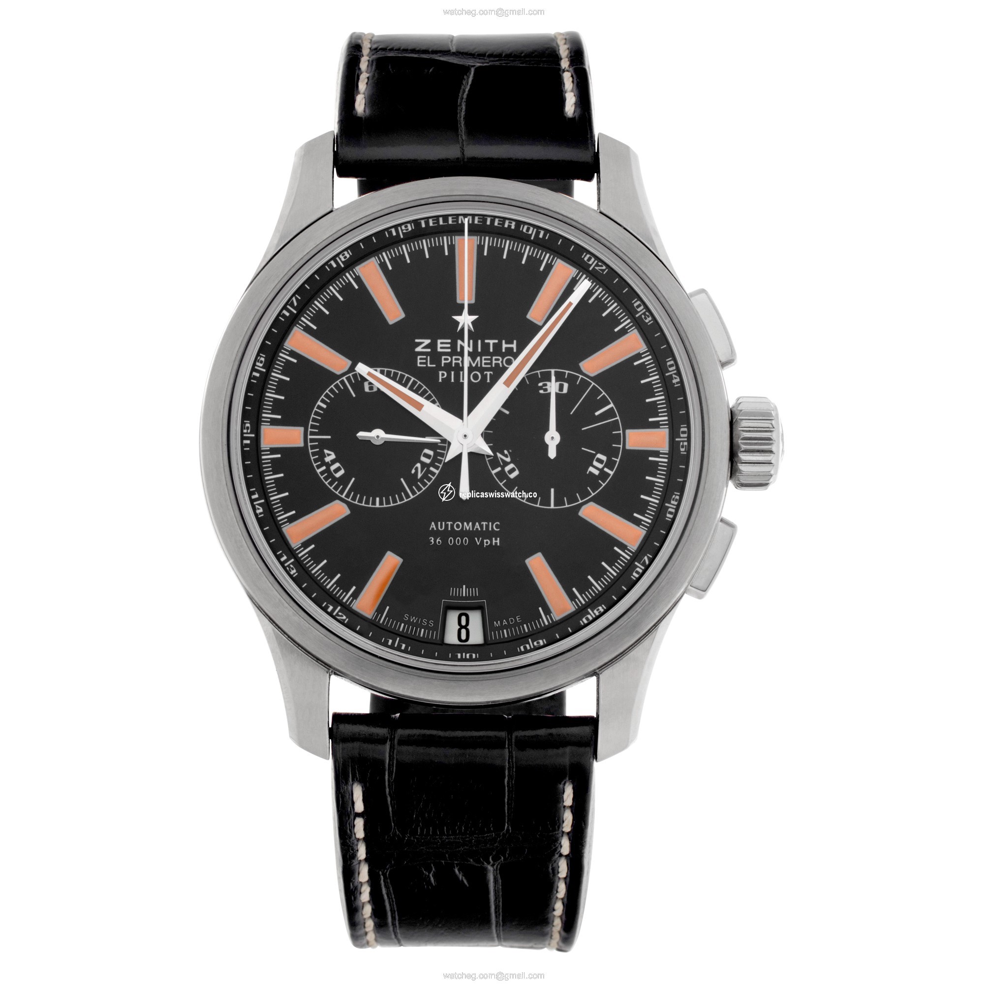 Zenith 03.2119.4002/24.C719 El Primero Automatic Male Stainless Steel Watches Zenith 03.2119.4002/24.C719 El Primero Automatic Male Stainless Steel Watches