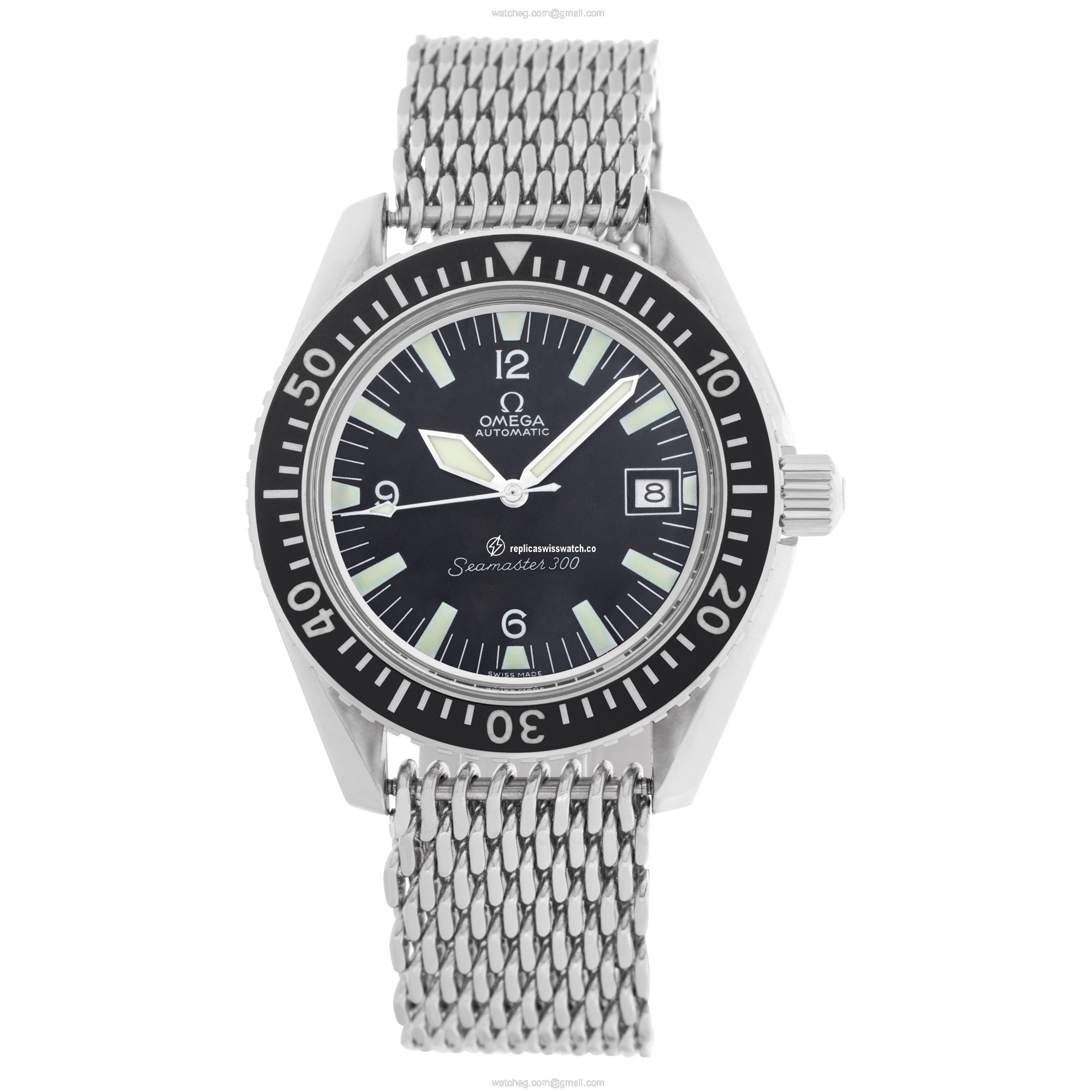 Omega 166.0324 Seamaster Automatic Male Stainless Steel Watches Omega 166.0324 Seamaster Automatic Male Stainless Steel Watches