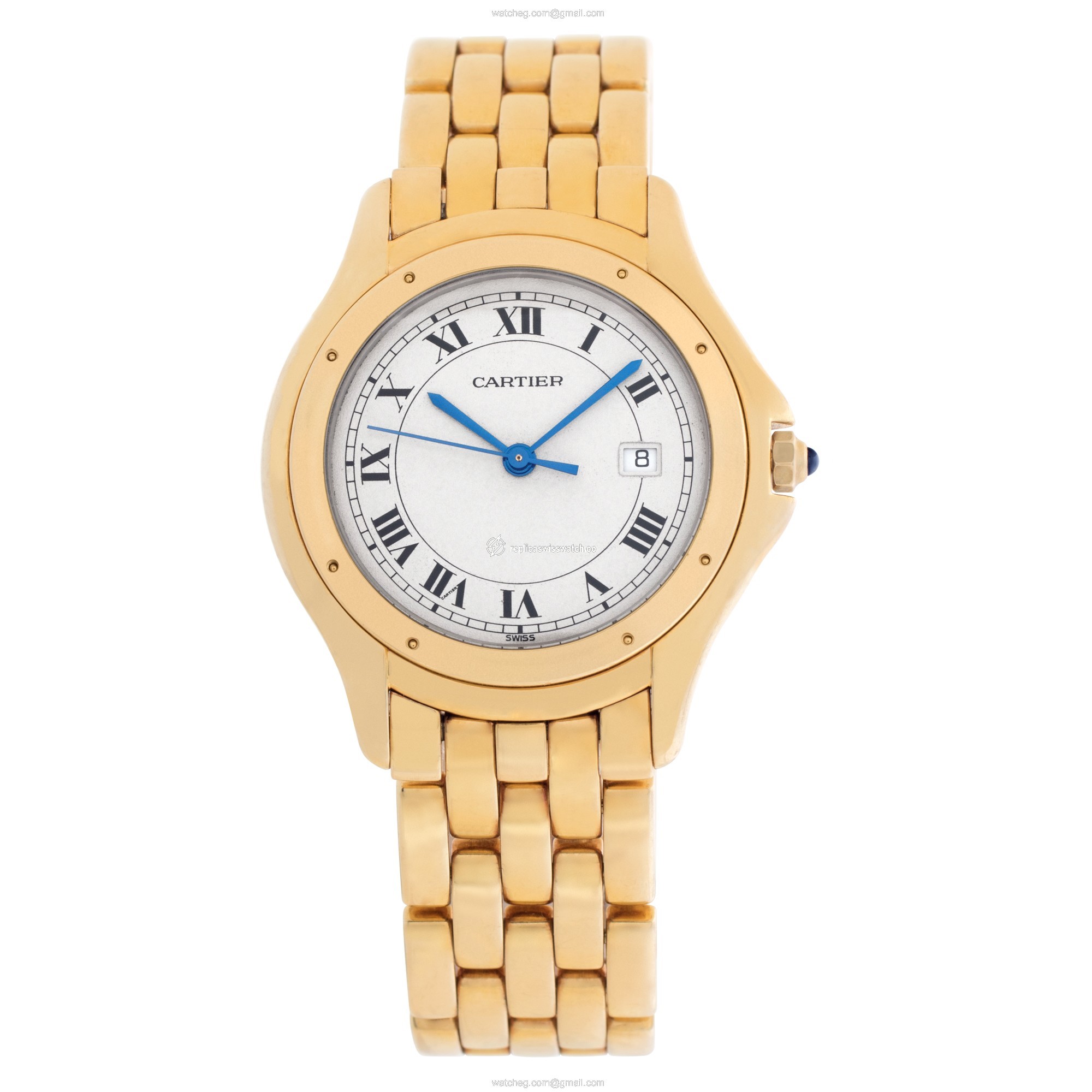 Cartier 887904 Cougar Quartz Unisex 18k yellow gold Watches Cartier 887904 Cougar Quartz Unisex 18k yellow gold Watches