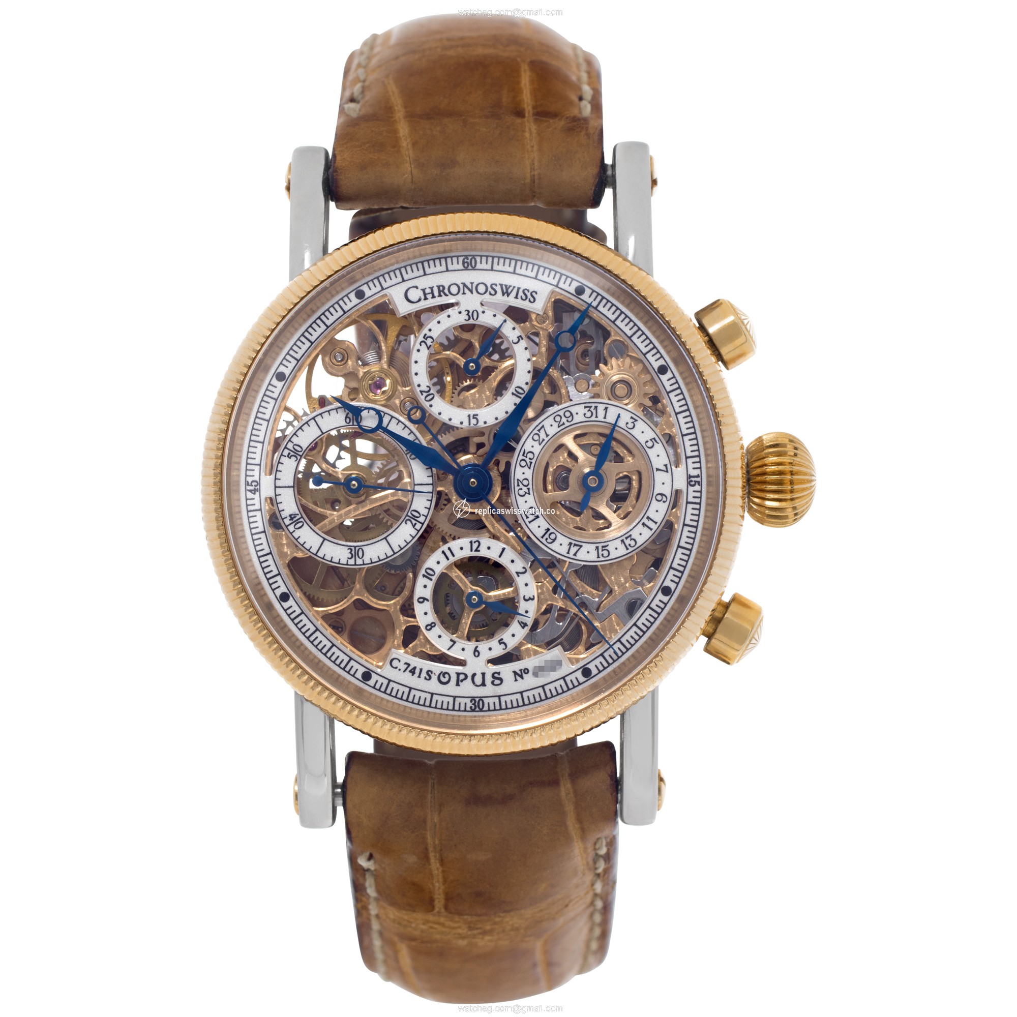 Chronoswiss CH 4433 Opus Automatic Male 18k gold & Stainless Steel Watches Chronoswiss CH 4433 Opus Automatic Male 18k gold & Stainless Steel Watches