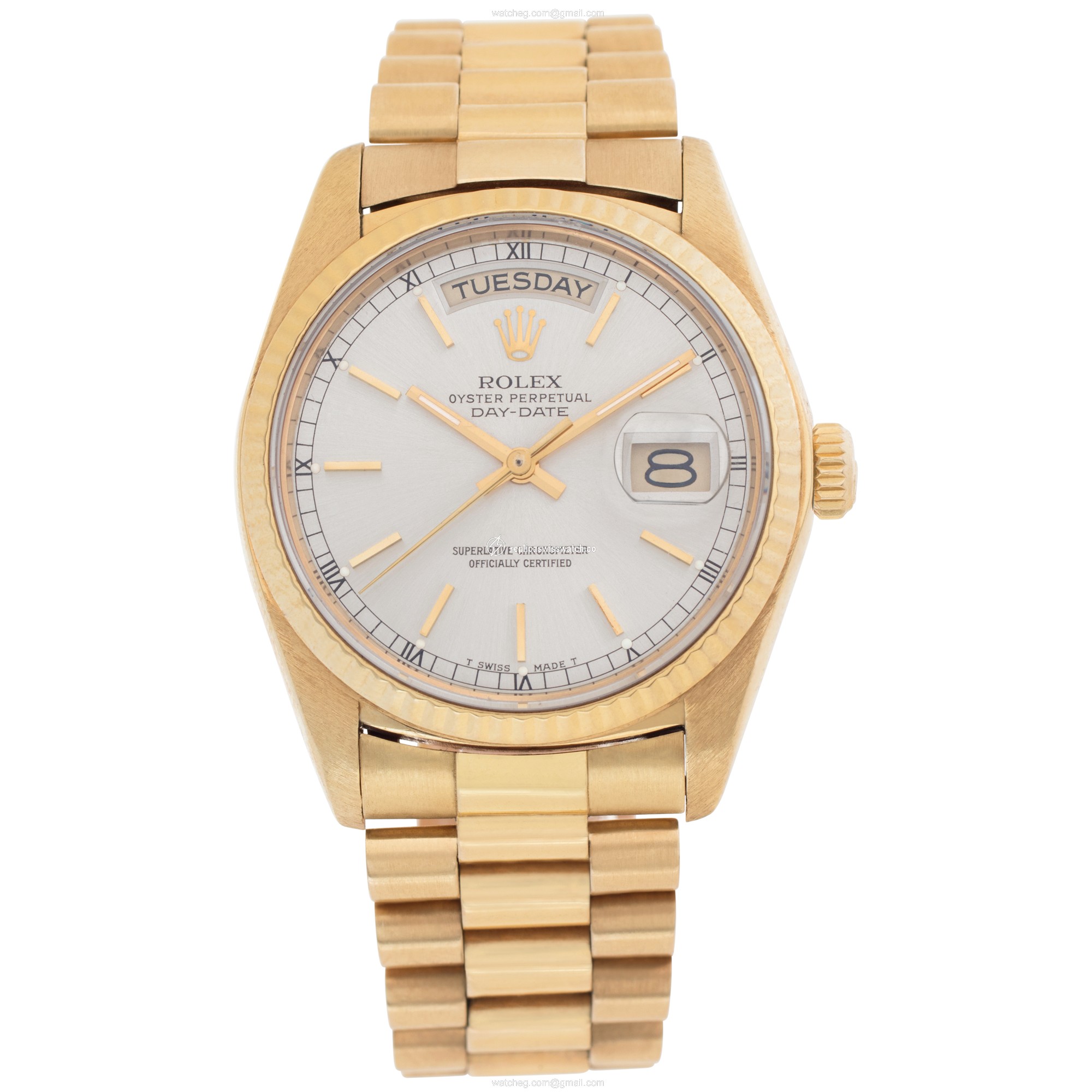 Rolex 18038 Day-Date Automatic Unisex 18k yellow gold Watches Rolex 18038 Day-Date Automatic Unisex 18k yellow gold Watches
