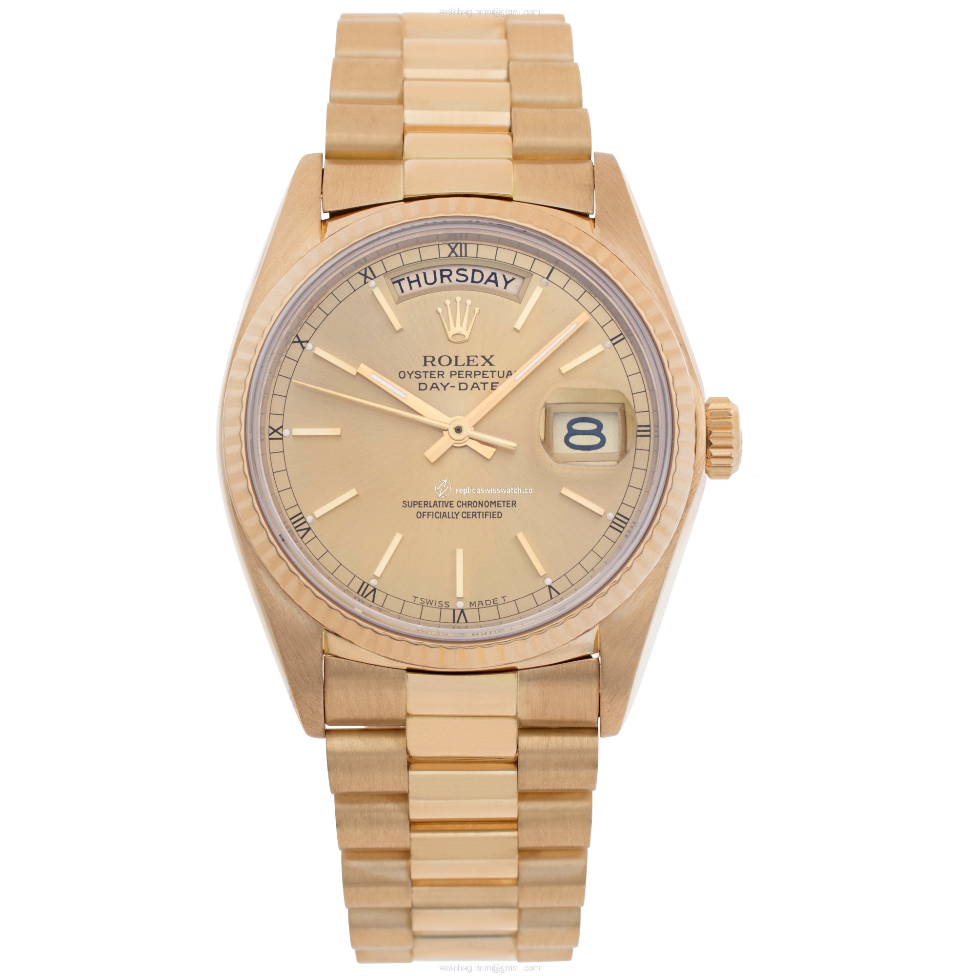 Rolex 18038 Day-Date Automatic Male 18k Yellow Gold Watches Rolex 18038 Day-Date Automatic Male 18k Yellow Gold Watches