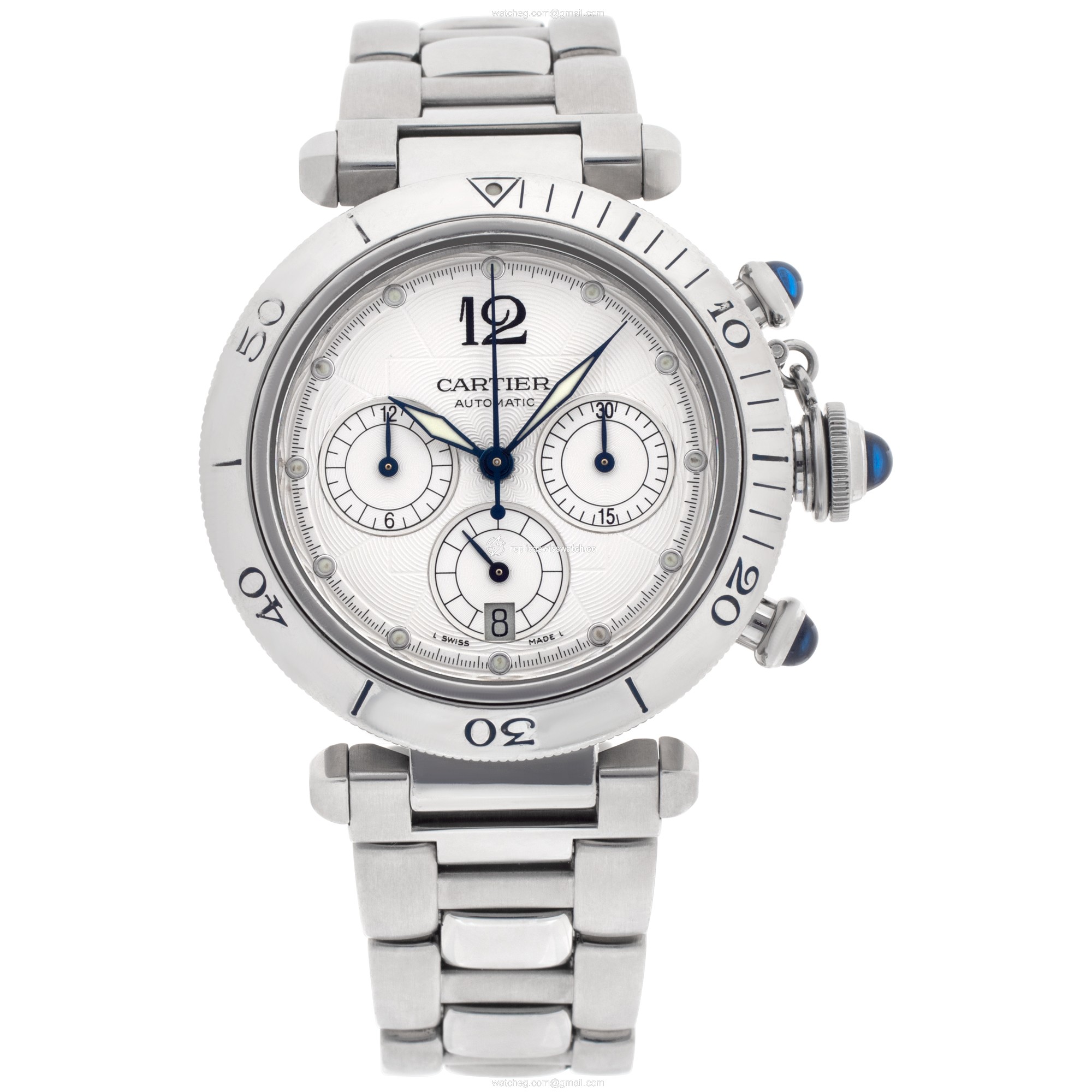 Cartier w31030h3 Pasha Chronograph Automatic Male Stainless Steel Watches Cartier w31030h3 Pasha Chronograph Automatic Male Stainless Steel Watches