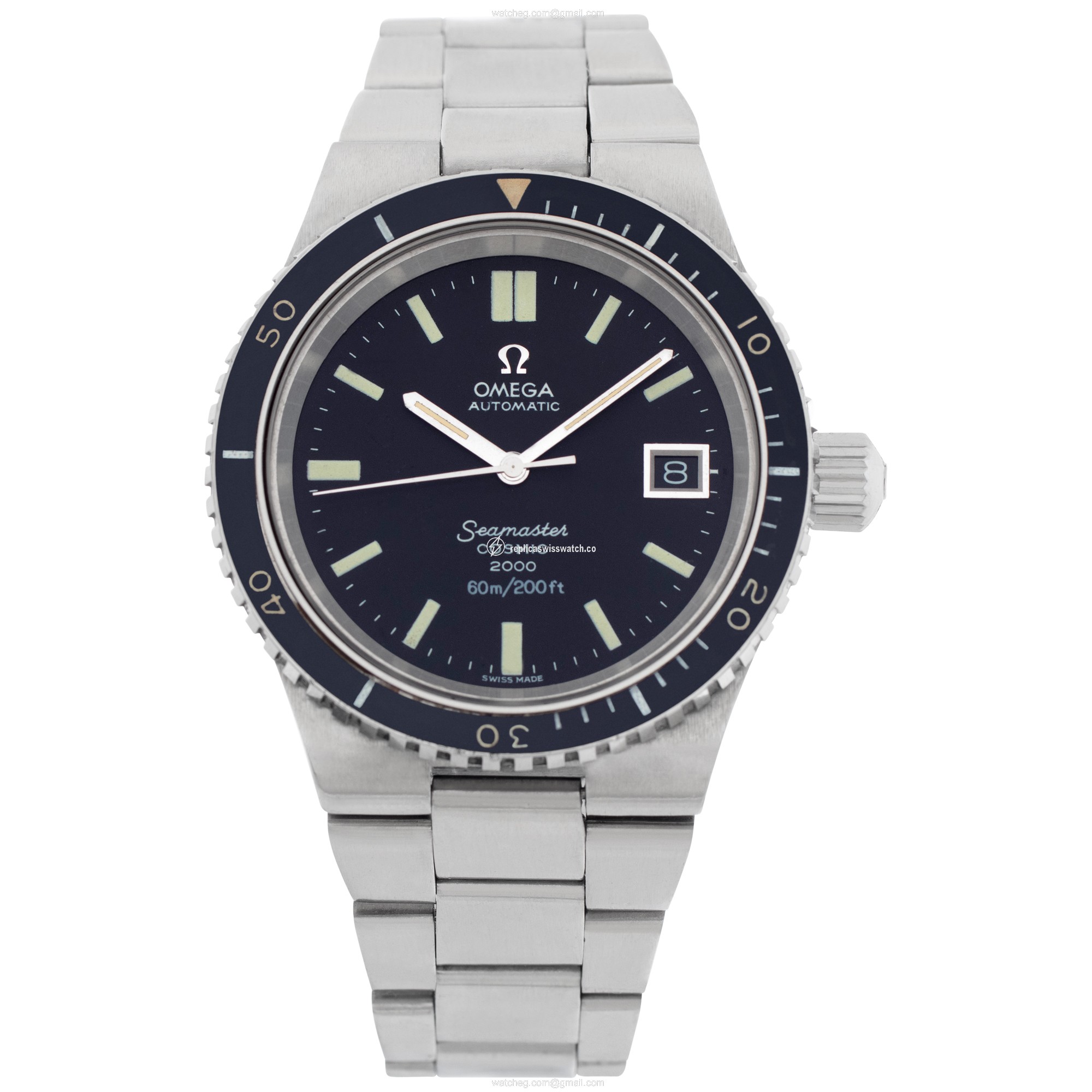 Omega 166137 Seamaster Automatic Male Stainless Steel Watches Omega 166137 Seamaster Automatic Male Stainless Steel Watches