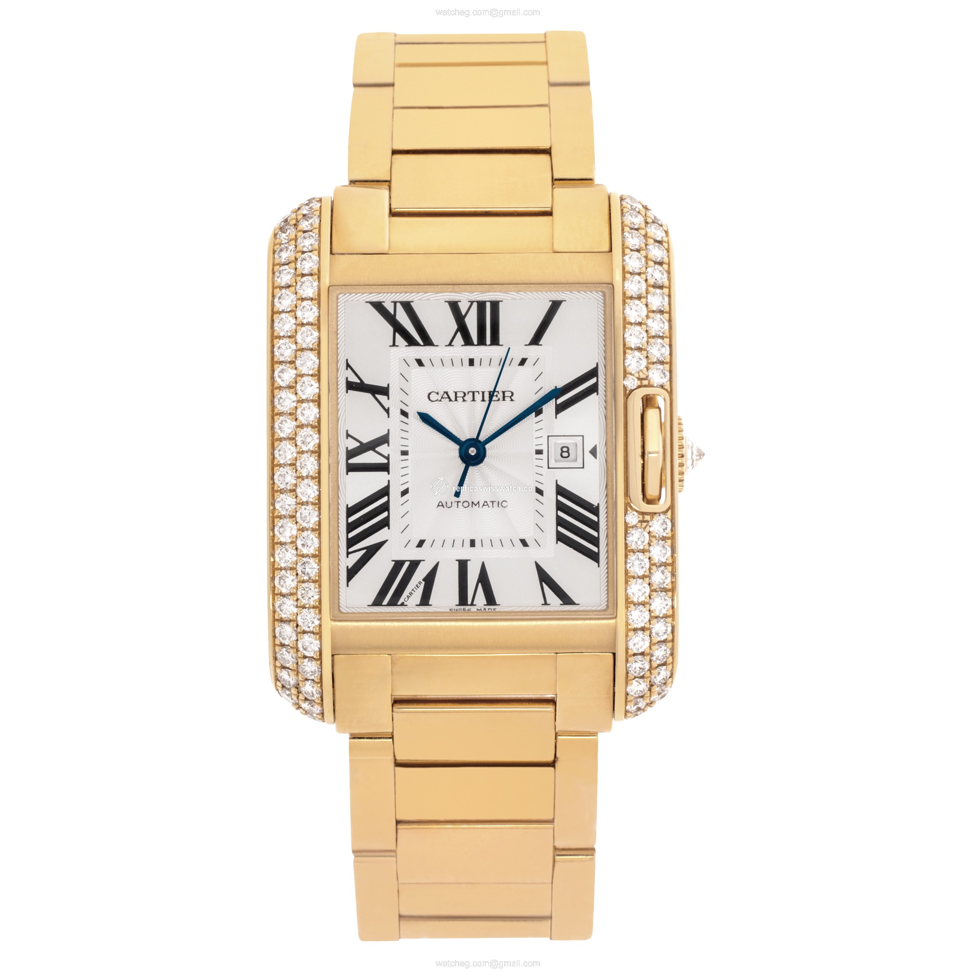 Cartier WT100003 Tank Anglaise Automatic Unisex 18k Yellow Gold Watches Cartier WT100003 Tank Anglaise Automatic Unisex 18k Yellow Gold Watches