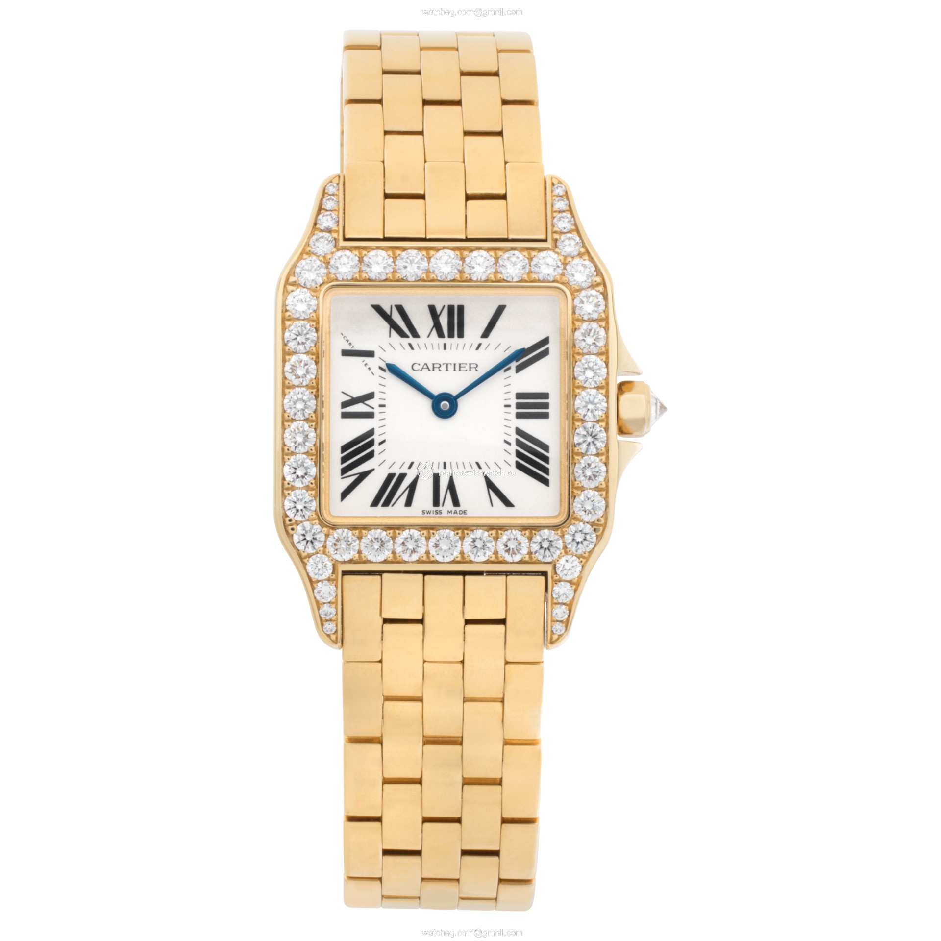 Cartier WF9002Y7 Santos Demoiselle Quartz Unisex 18k Yellow Gold Watches Cartier WF9002Y7 Santos Demoiselle Quartz Unisex 18k Yellow Gold Watches