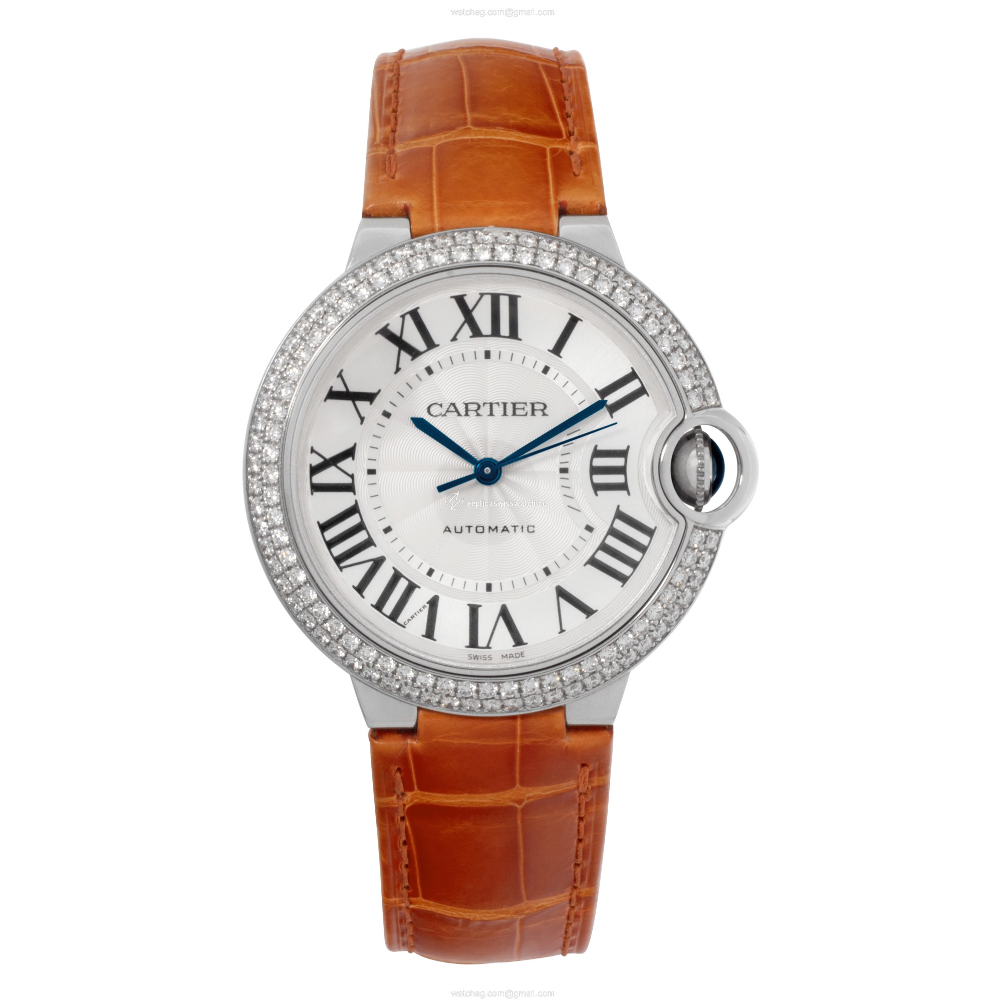 Cartier WE900651 Ballon Bleu Automatic Female 18k White Gold Watches Cartier WE900651 Ballon Bleu Automatic Female 18k White Gold Watches