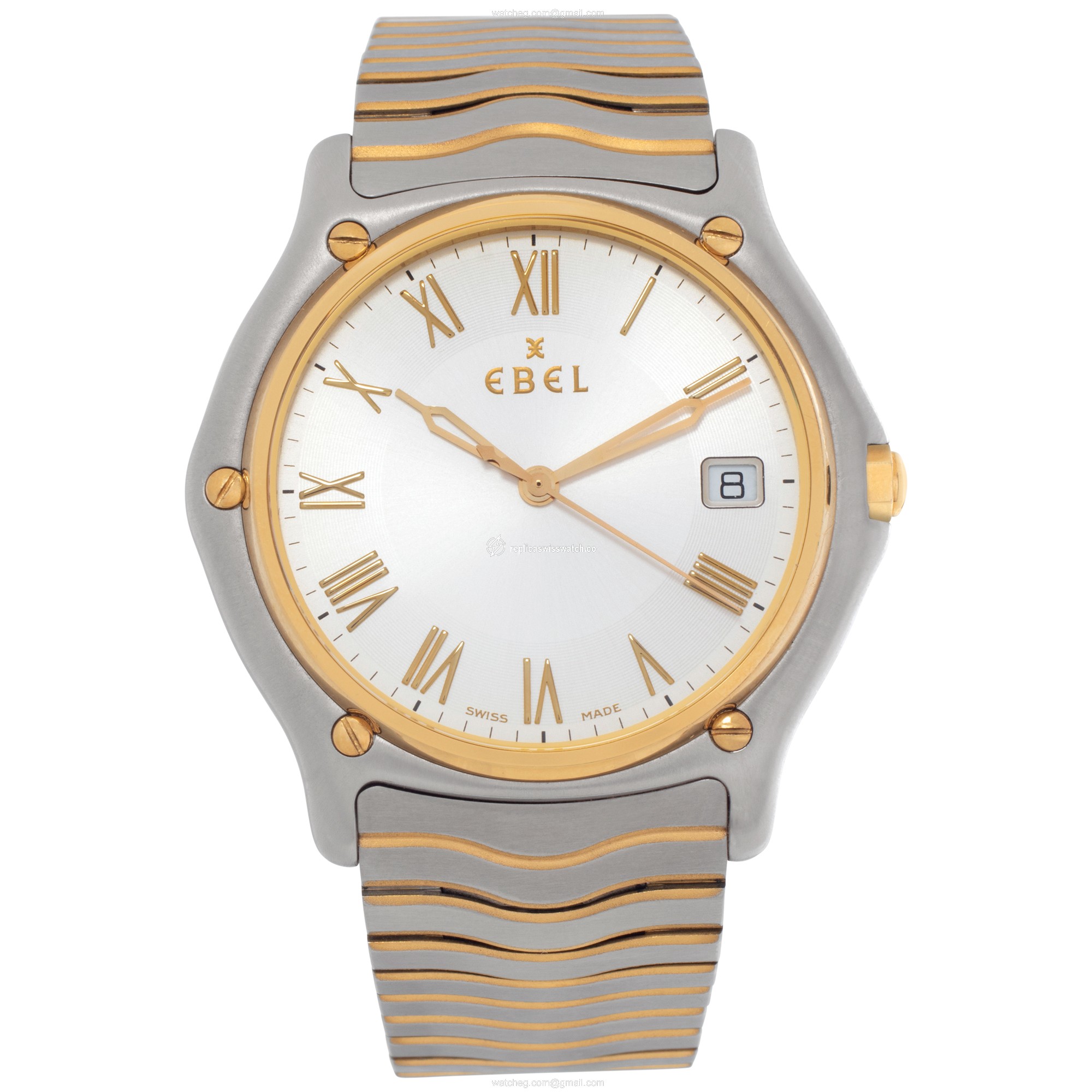 Ebel 1255F41 Classic Wave Quartz Unisex 18k gold & Stainless Steel Watches Ebel 1255F41 Classic Wave Quartz Unisex 18k gold & Stainless Steel Watches