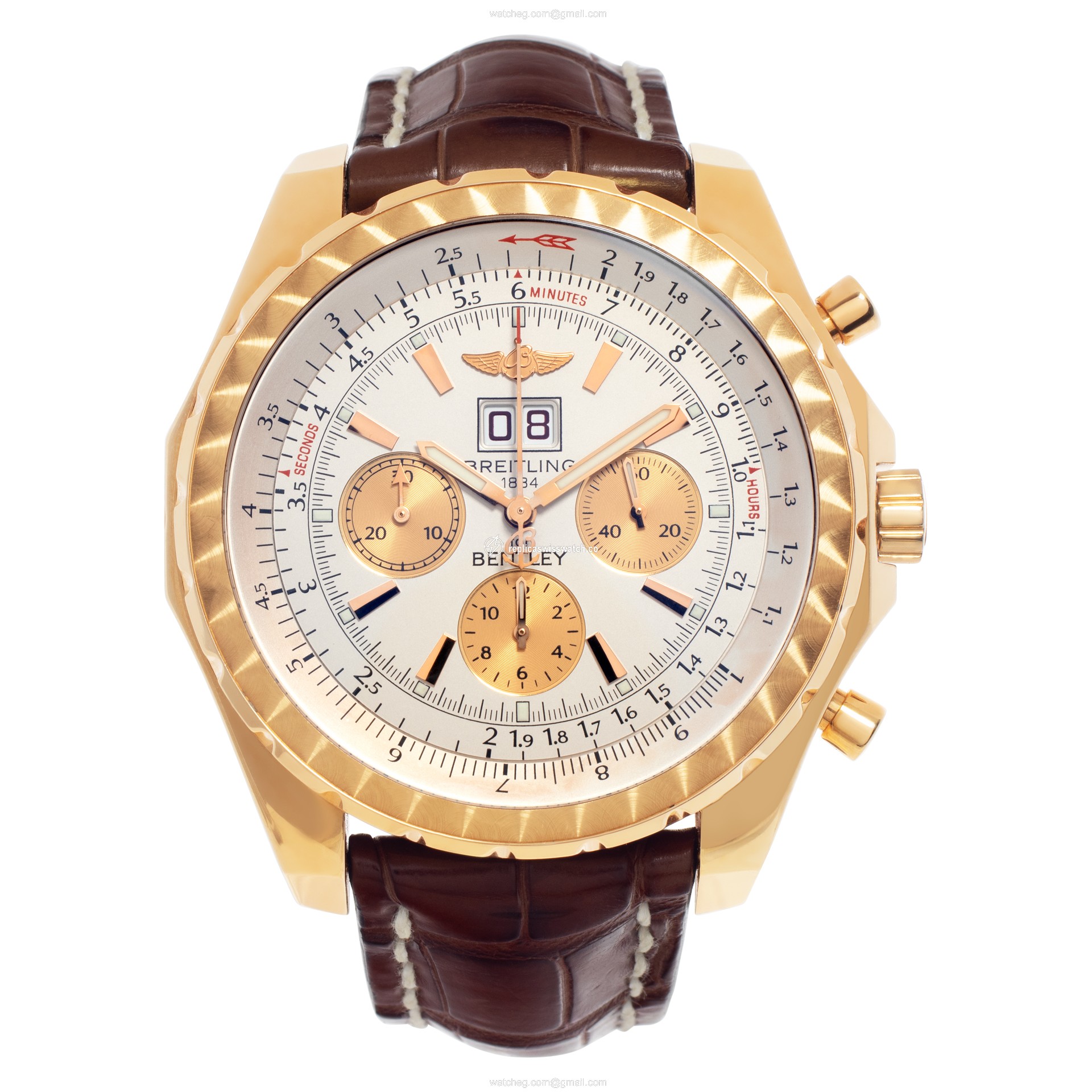 Breitling h44363 Bentley 6.75 Automatic Male 18k rose gold Watches Breitling h44363 Bentley 6.75 Automatic Male 18k rose gold Watches