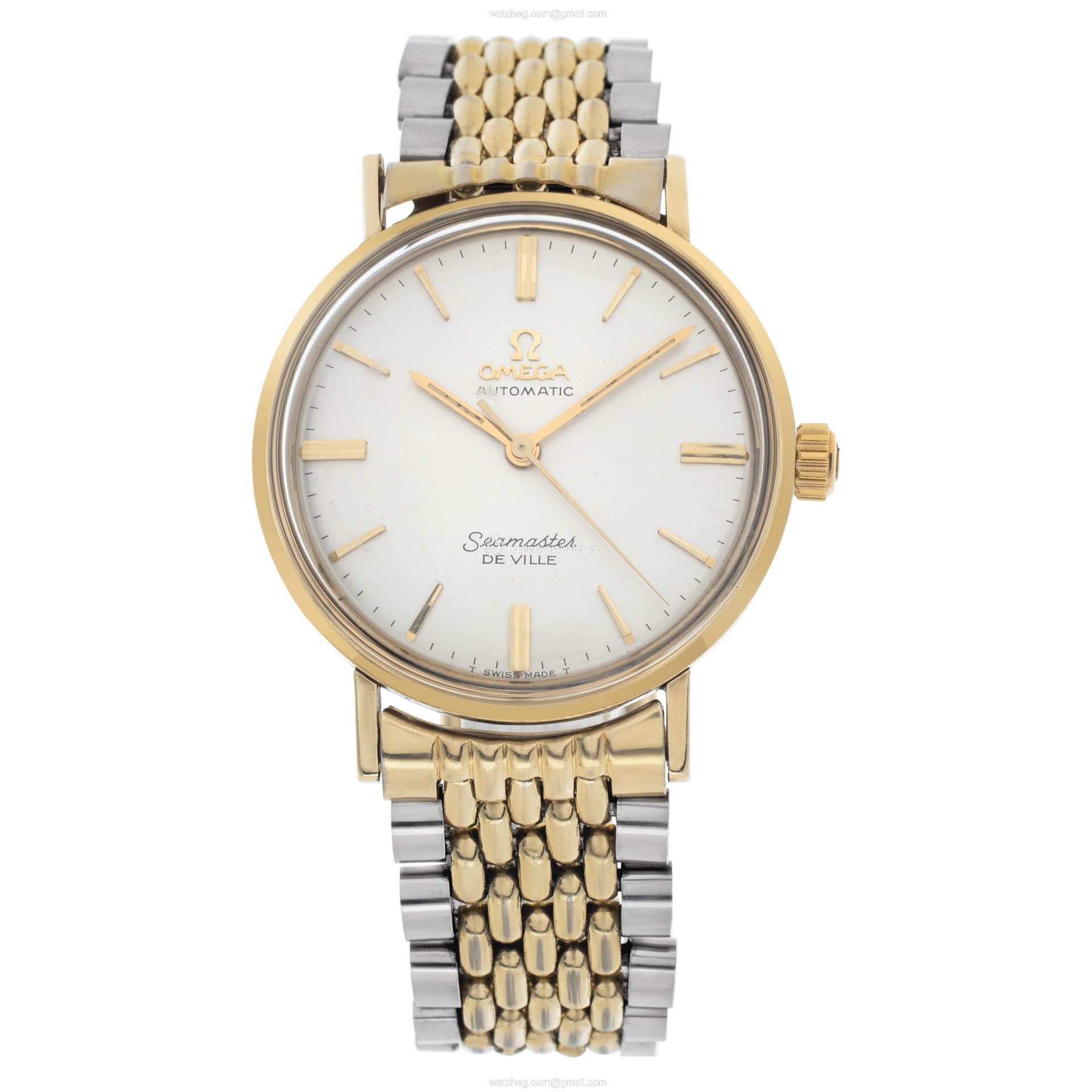 Omega KM6068 Seamaster Automatic Unisex Stainless Steel & Gold Plated Watches Omega KM6068 Seamaster Automatic Unisex Stainless Steel & Gold Plated Watches