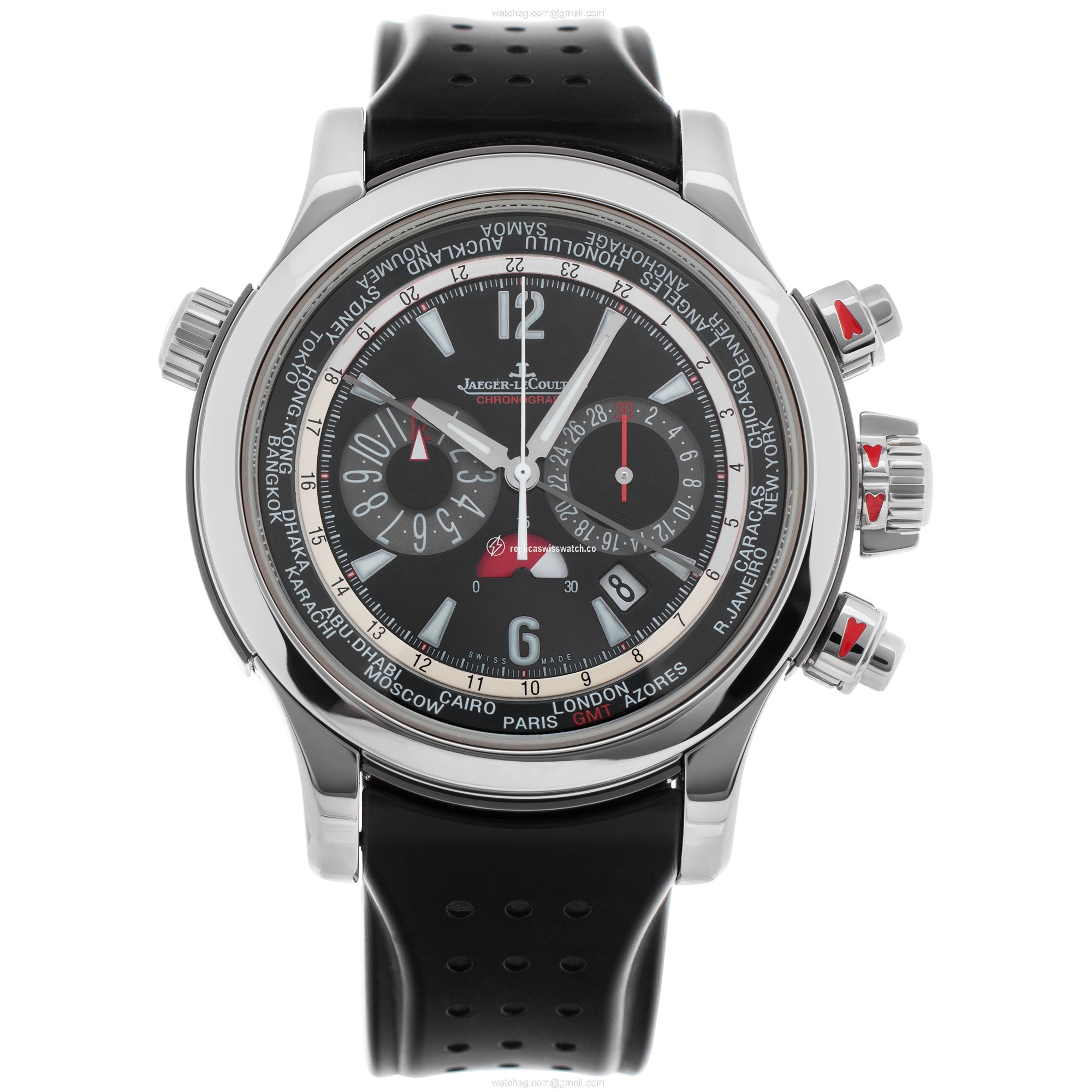 Jaeger LeCoultre 150.8.22 Master Compressor Automatic Male Stainless Steel Watches Jaeger LeCoultre 150.8.22 Master Compressor Automatic Male Stainless Steel Watches