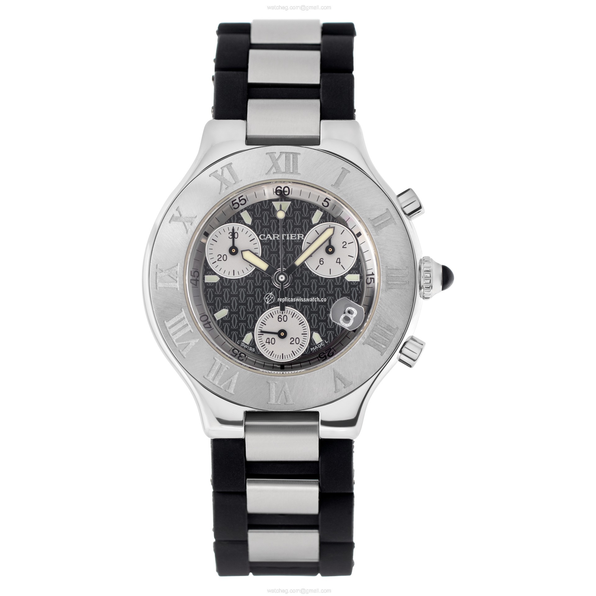 Cartier W10125U2 Chronoscaph 21 Quartz Unisex Stainless Steel Watches Cartier W10125U2 Chronoscaph 21 Quartz Unisex Stainless Steel Watches