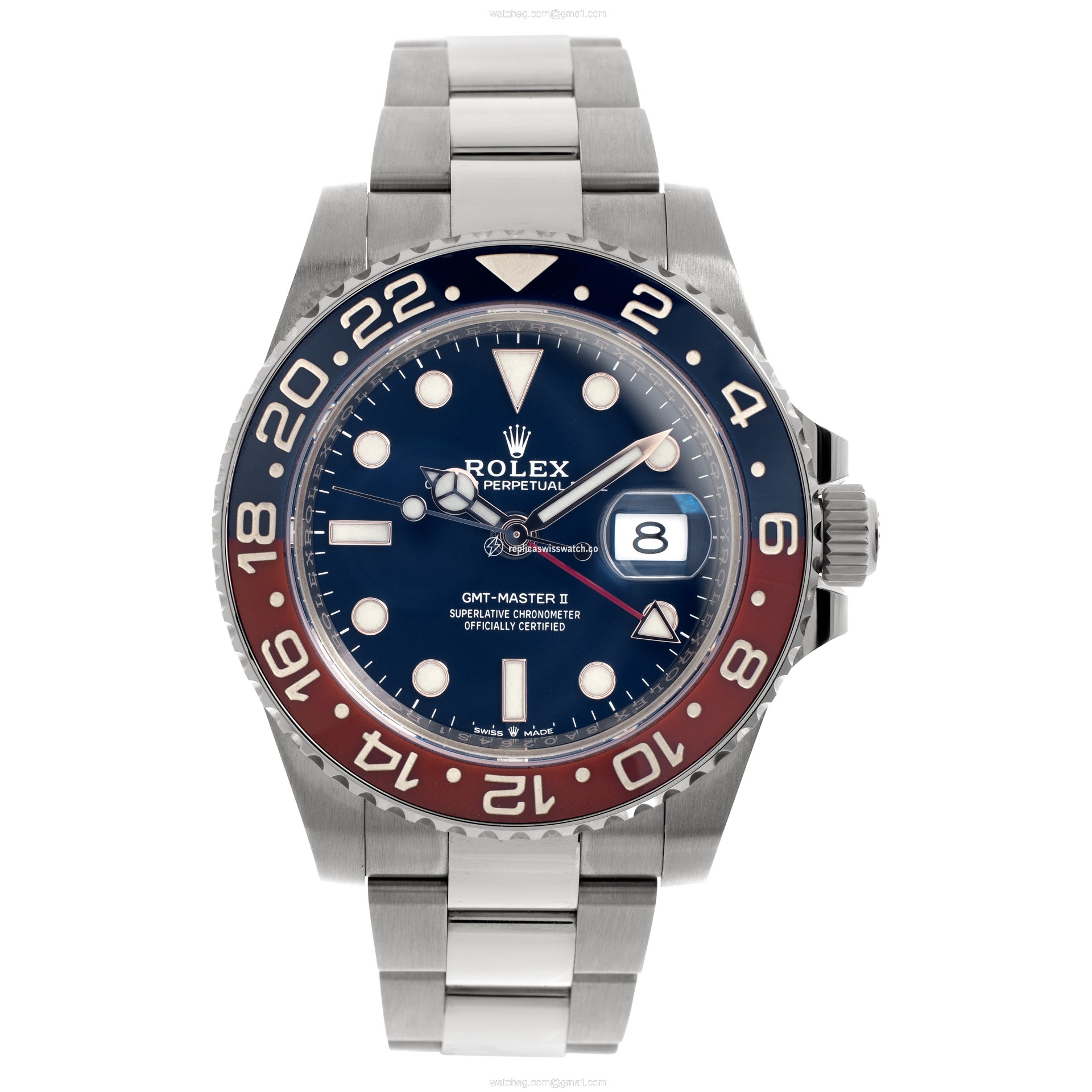 Rolex 126719BLRO GMT-Master II Automatic Male 18k White Gold Watches Rolex 126719BLRO GMT-Master II Automatic Male 18k White Gold Watches