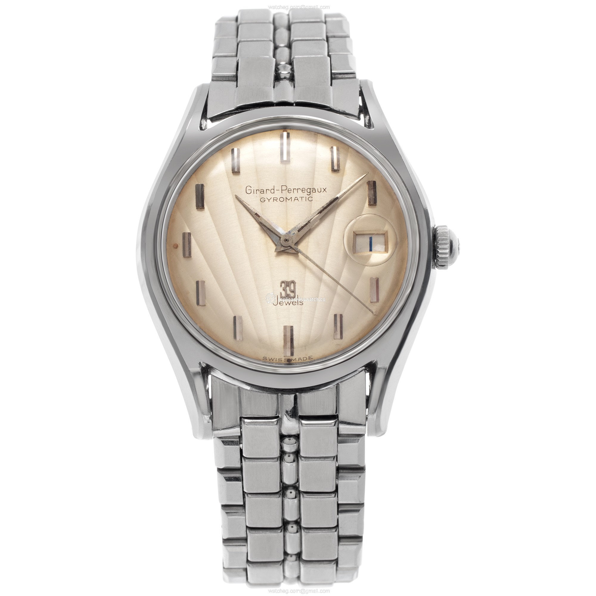 Girard Perregaux Girard Perregaux 2062 Vintage Automatic Unisex Stainless Steel Watches Girard Perregaux Girard Perregaux 2062 Vintage Automatic Unisex Stainless Steel Watches