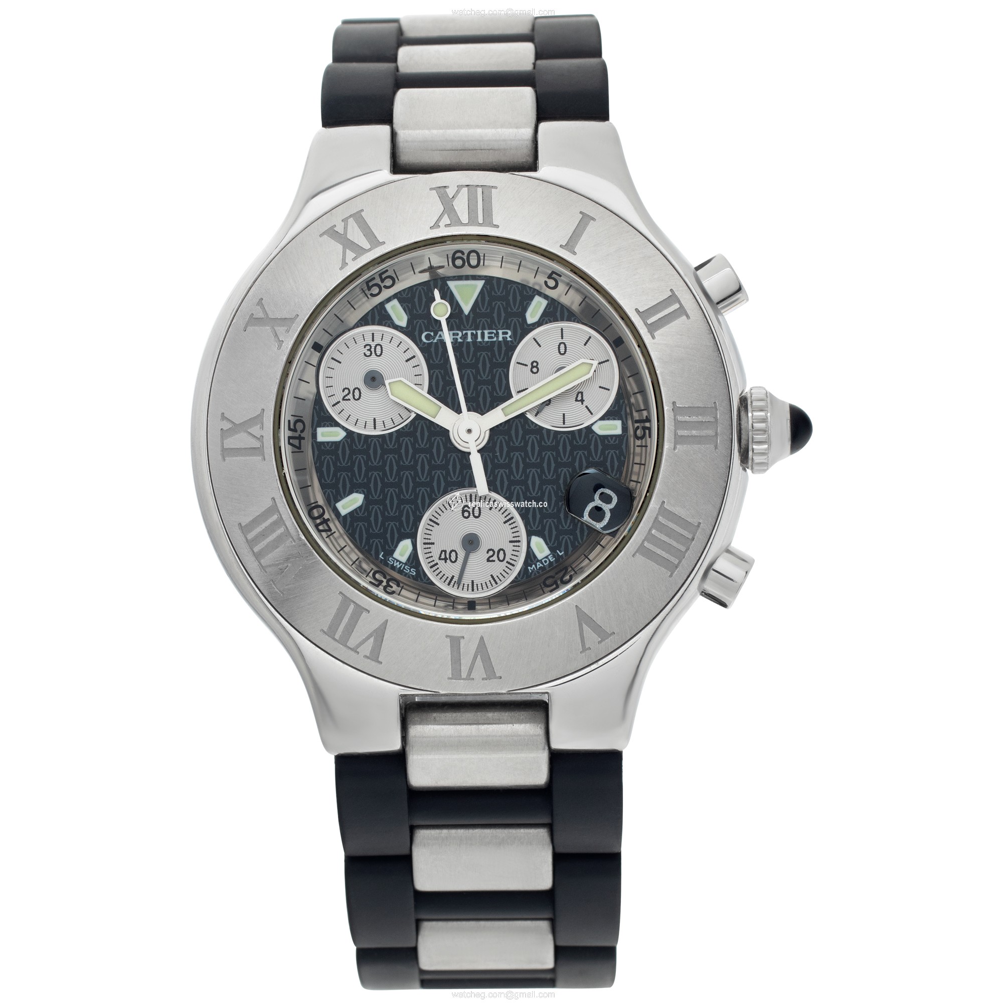 Cartier W10125U2 Chronoscaph Quartz Female Stainless Steel Watches Cartier W10125U2 Chronoscaph Quartz Female Stainless Steel Watches