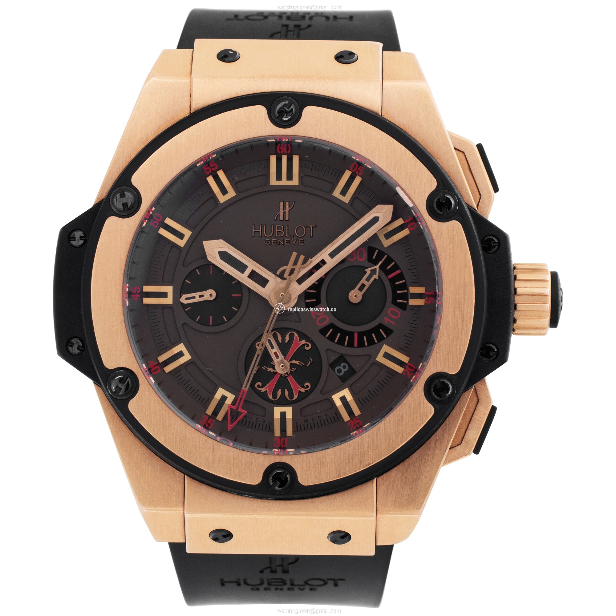Hublot 703.OX.3113>HR.OPX12 King Power Arturo Fuente Automatic Male 18k rose gold & titanium Watches Hublot 703.OX.3113>HR.OPX12 King Power Arturo Fuente Automatic Male 18k rose gold & titanium Watches