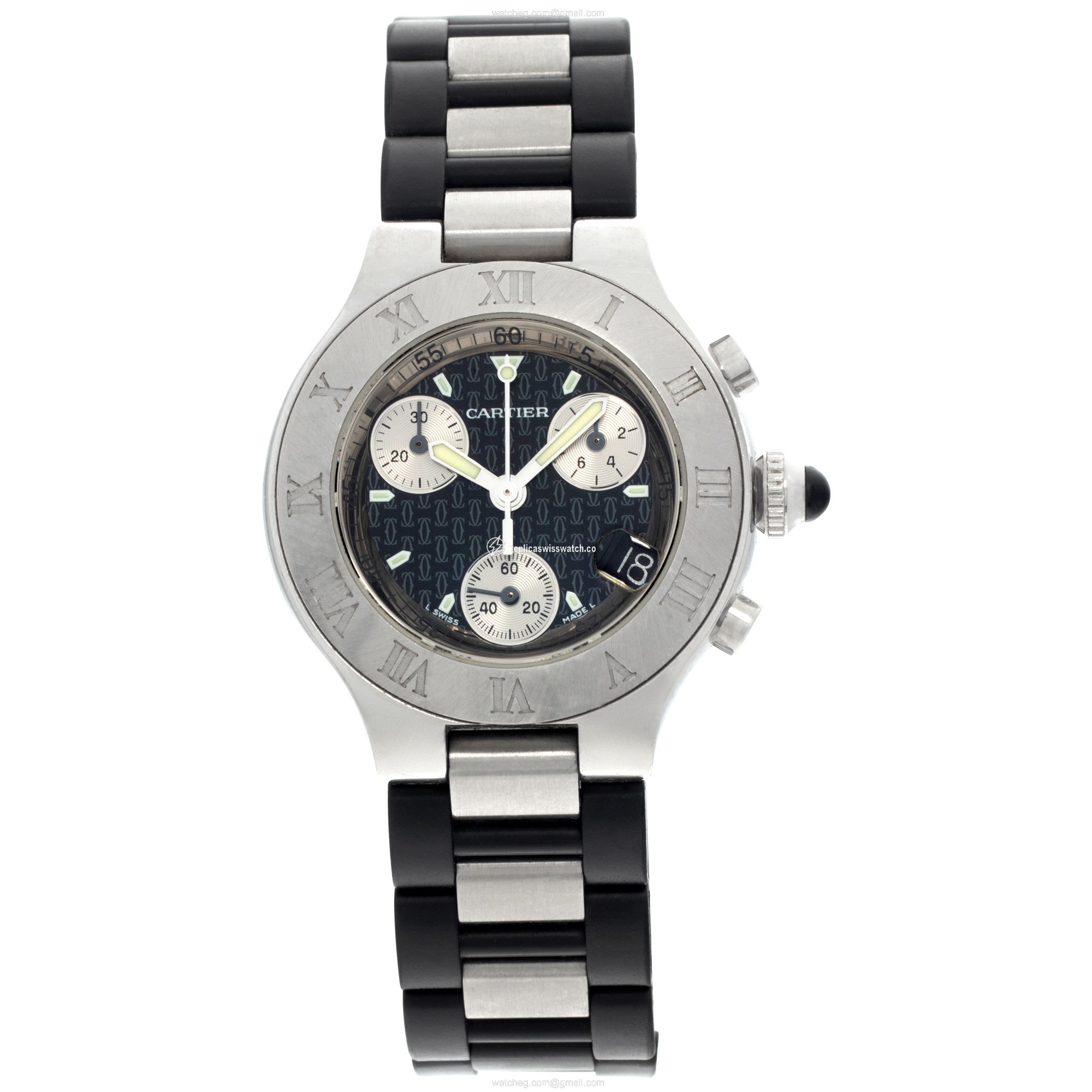 Cartier W10198U2 Chronoscaph 21 Quartz Female Stainless Steel Watches Cartier W10198U2 Chronoscaph 21 Quartz Female Stainless Steel Watches
