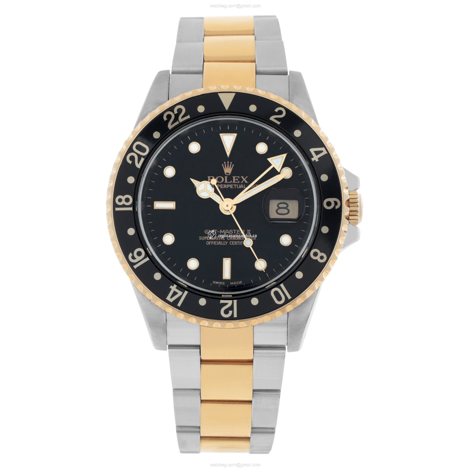 Rolex 16713 GMT-Master II Automatic Male 18k gold & Stainless Steel Watches Rolex 16713 GMT-Master II Automatic Male 18k gold & Stainless Steel Watches