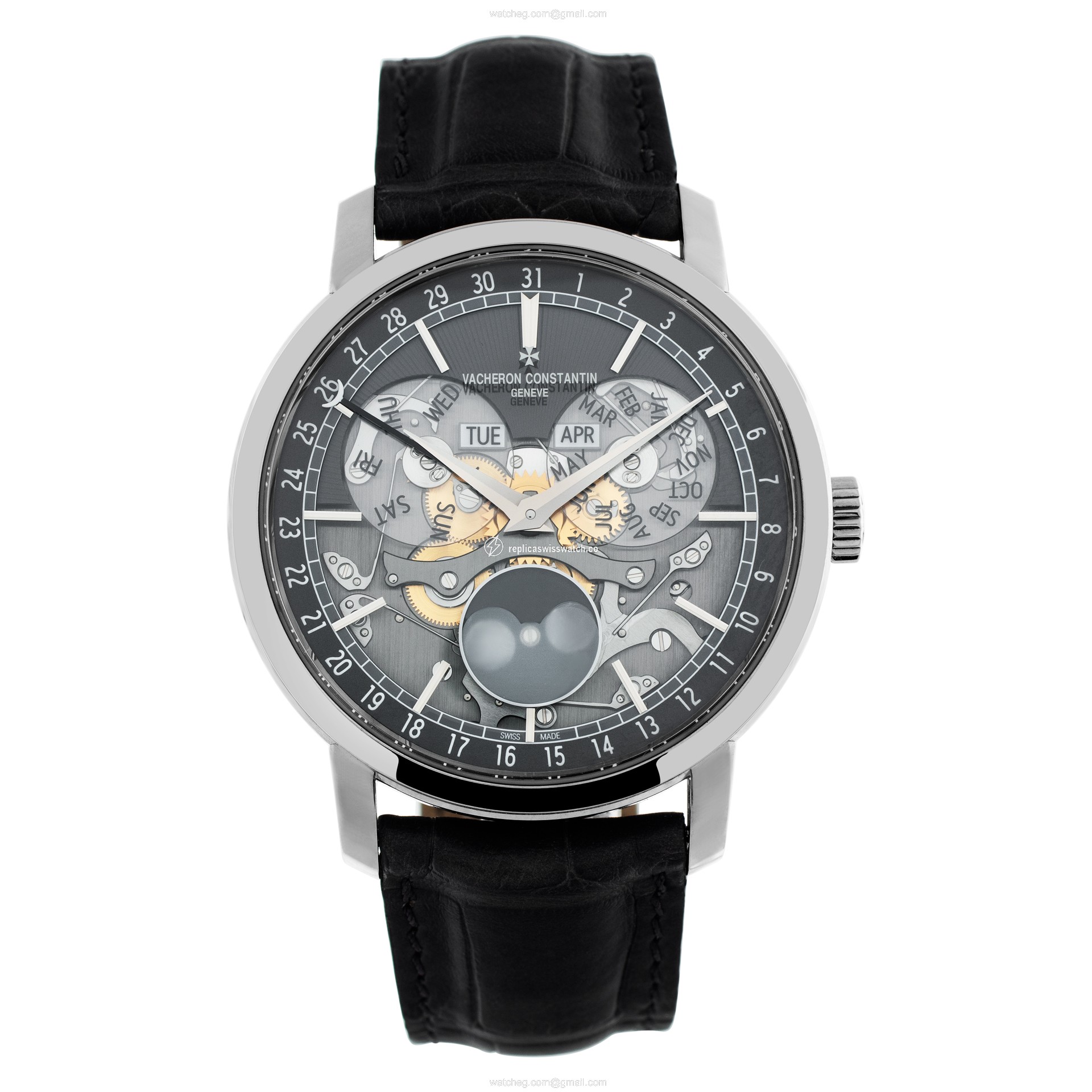 Vacheron Constantin 4020T/000G-B655 Traditionnelle Automatic Male 18k White Gold Watches Vacheron Constantin 4020T/000G-B655 Traditionnelle Automatic Male 18k White Gold Watches