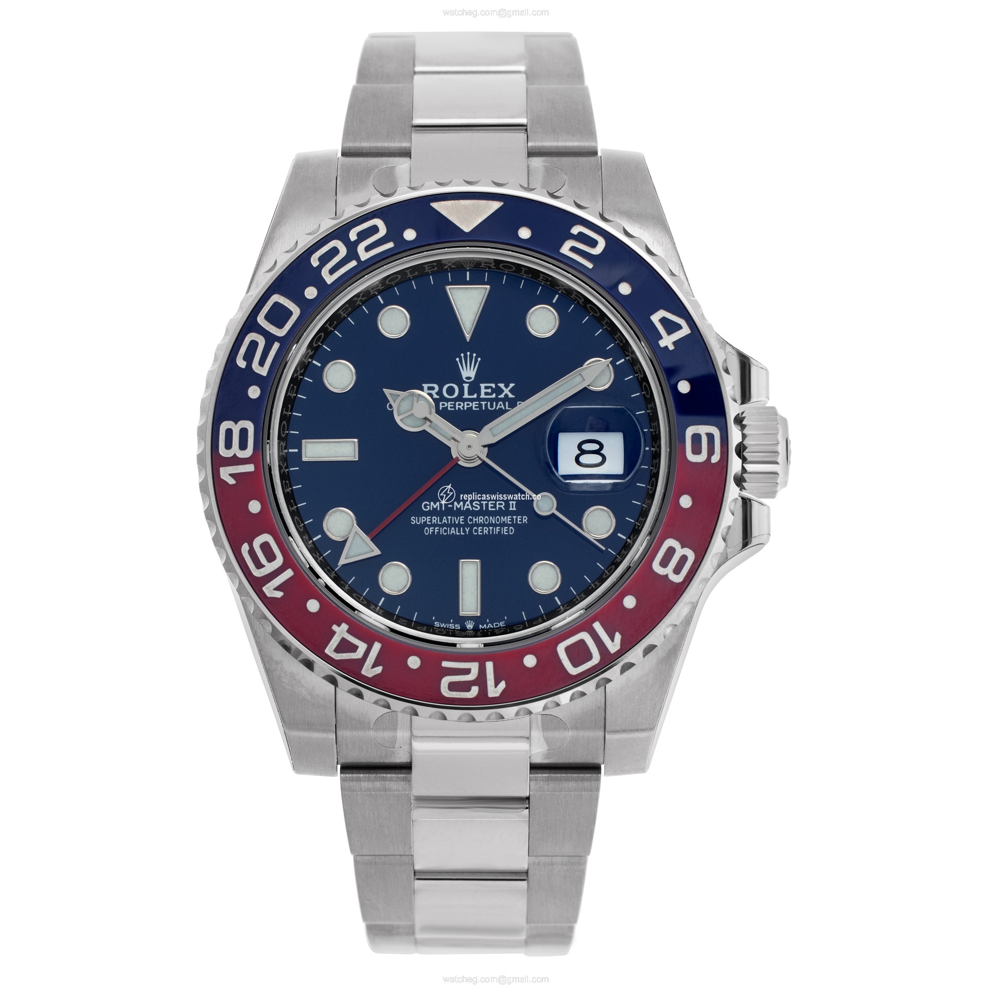 Rolex 126719BLRO GMT-Master II Automatic Male 18k White Gold Watches Rolex 126719BLRO GMT-Master II Automatic Male 18k White Gold Watches
