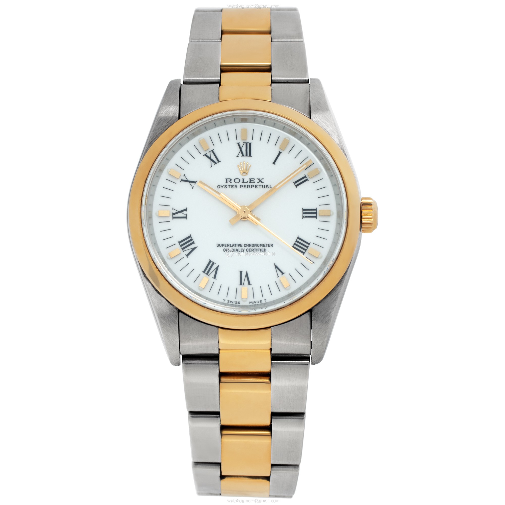 Rolex 14203 Oyster Perpetual Automatic Unisex 18k gold & Stainless Steel Watches Rolex 14203 Oyster Perpetual Automatic Unisex 18k gold & Stainless Steel Watches