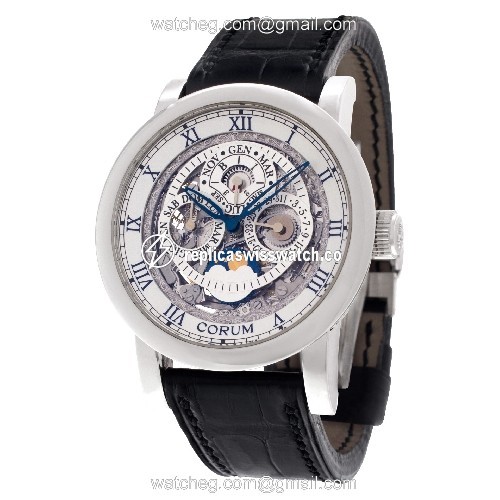 Corum 183.201.70 Perpetual Calendar Automatic Male Platinum Replica