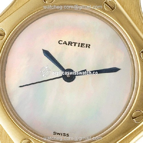 Cartier 60045 Santos Automatic Female 18k yellow gold Replica