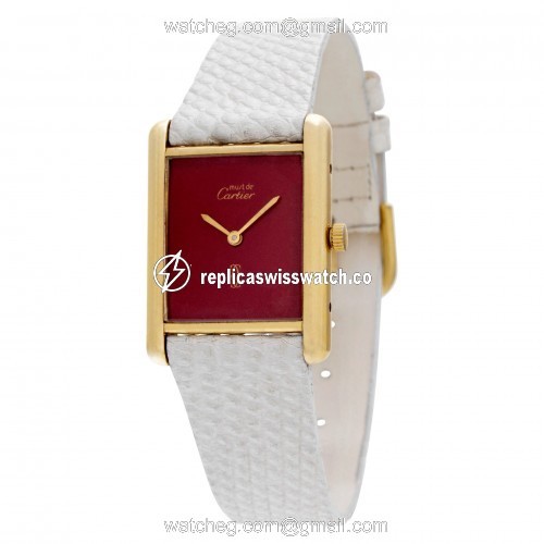 Cartier Cartier 2582 Tank Manual Unisex Vermeil Replica