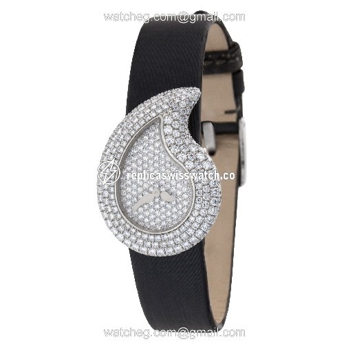 Chopard 43/6700 casmir Quartz Female 18k White Gold Replica