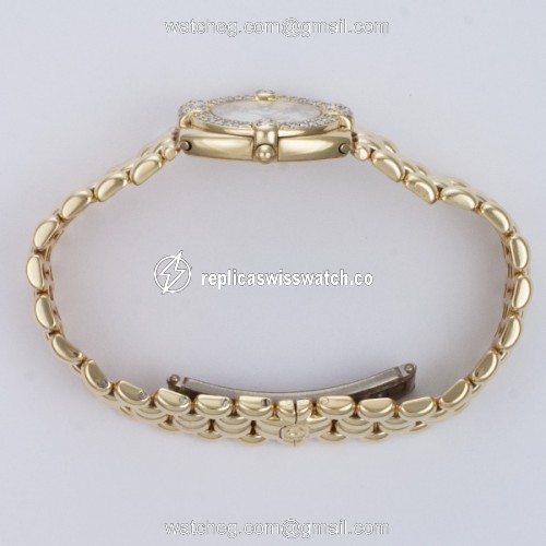 Chopard 8226 Gstaad Quartz Female 18k yellow gold Replica