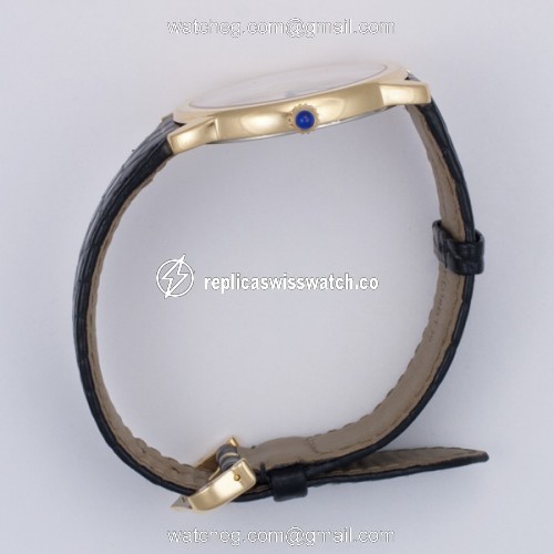 Cartier W6700455 Ronde Solo Quartz Male 18k yellow gold Replica