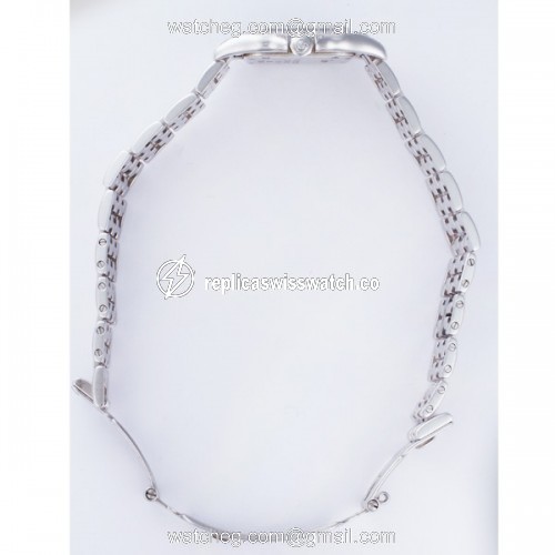 Cartier 1660 Panthere Quartz Female 18k White Gold Replica