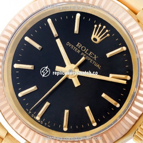 Rolex 6802 Oyster Perpetual Automatic Female 18k yellow gold Replica