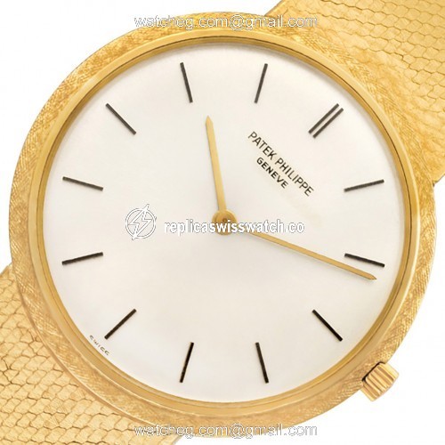 Patek Philippe 3520/12 Calatrava Manual Male 18k yellow gold Replica