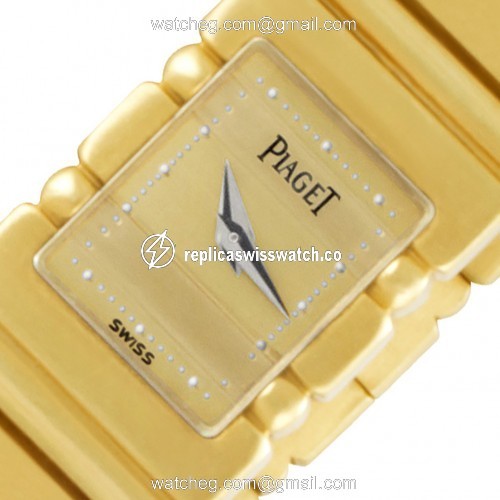 Piaget 15201 c 701 Polo Quartz Female 18k yellow gold Replica