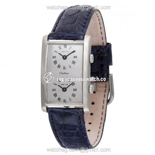Chopard 2030 Dual Time Manual Unisex 18k White Gold Replica