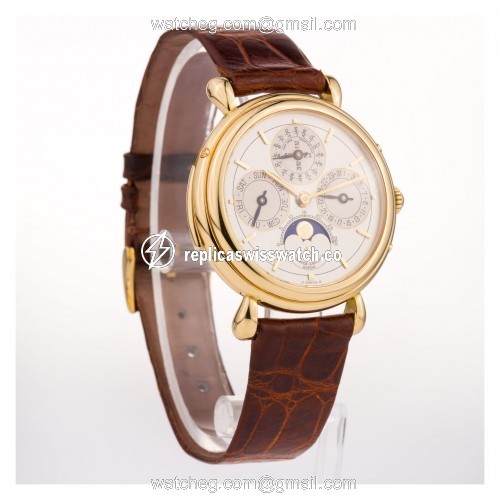 Vacheron Constantin 30020 Minute Repeater Manual Male 18k yellow gold Replica
