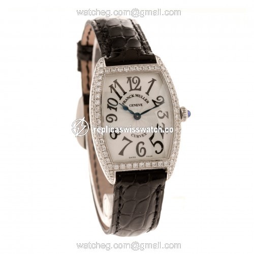 Franck Muller 1752 QZ D Curvex Quartz Unisex Stainless Steel Replica