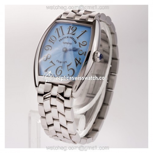 Franck Muller 1752 QZ Curvex Quartz Female Stainless Steel Replica