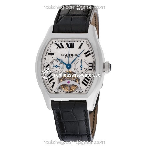 Cartier W1545751 Tortue Manual Male Platinum Replica