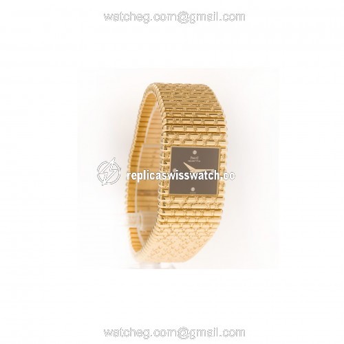 Piaget 7131C22 Emperador Quartz Unisex 18k yellow gold Replica